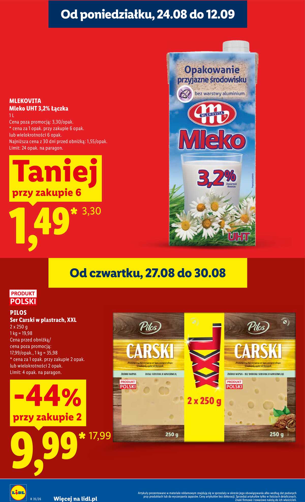 Leták Lidl Polsko 27.8.-30.8.2026 - Leták platí od 27. 8. do 30. 8. strana 12