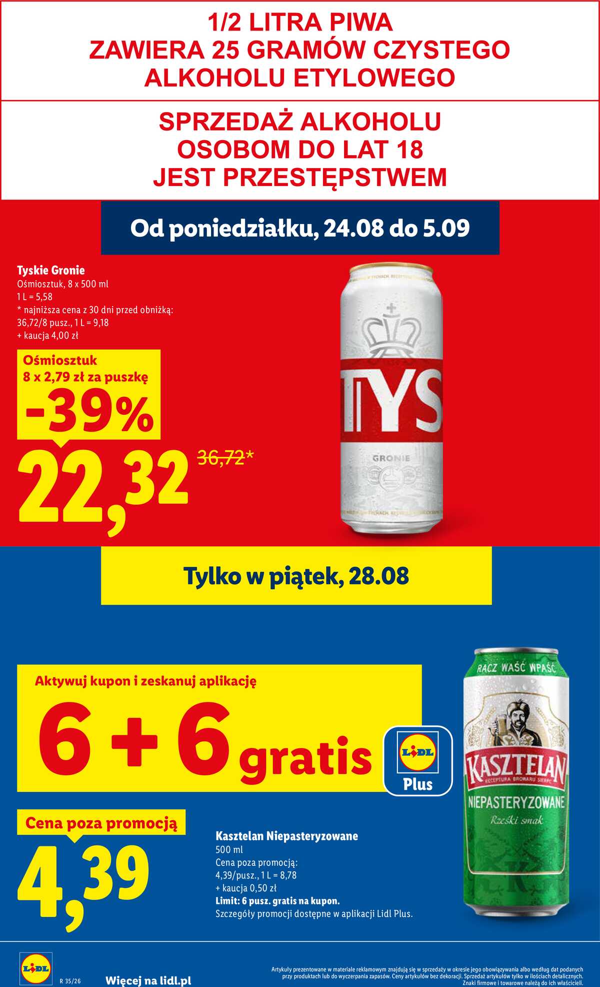 Leták Lidl Polsko 27.8.-30.8.2026 - Leták platí od 27. 8. do 30. 8. strana 24