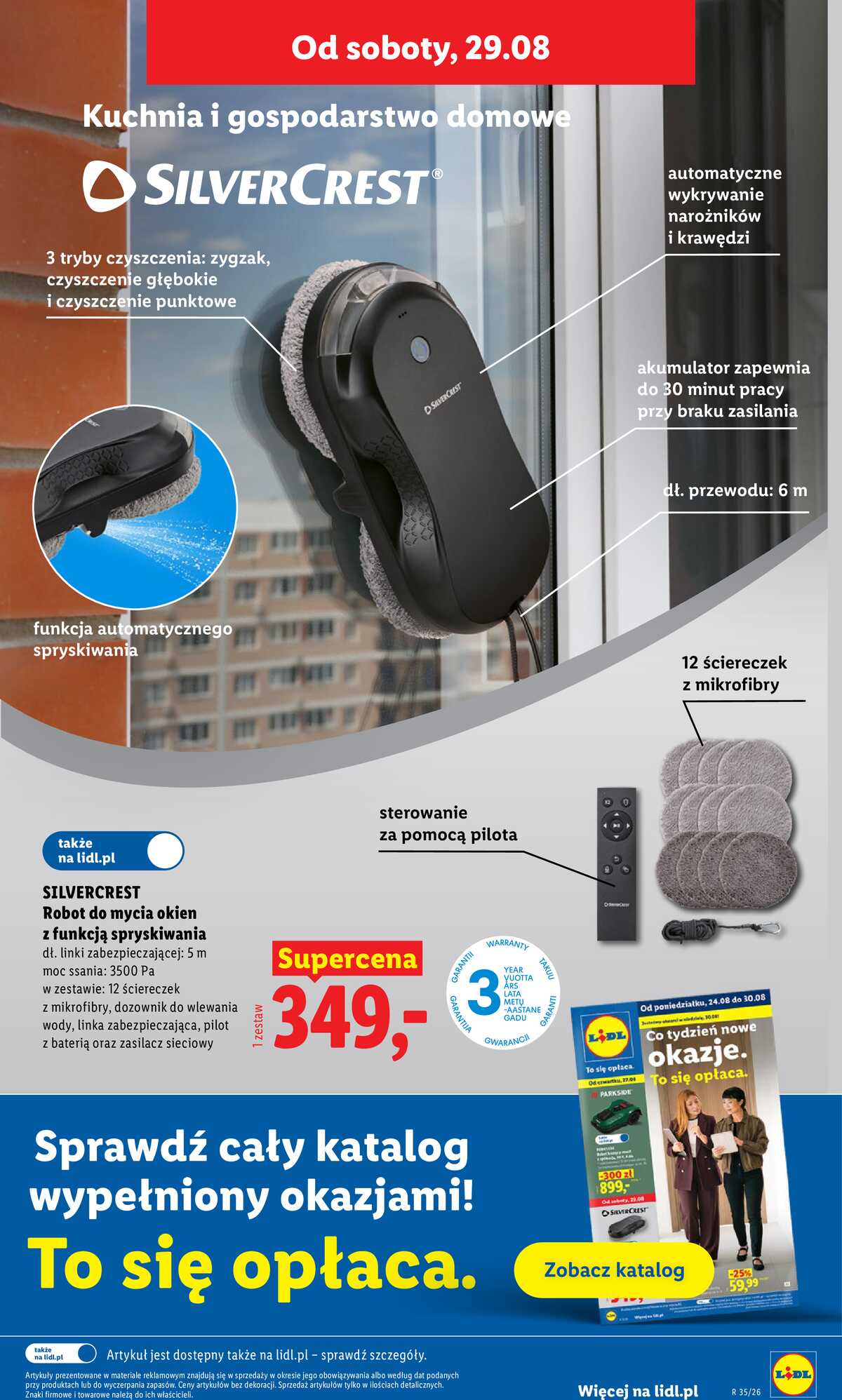Leták Lidl Polsko 27.8.-30.8.2026 - Leták platí od 27. 8. do 30. 8. strana 35
