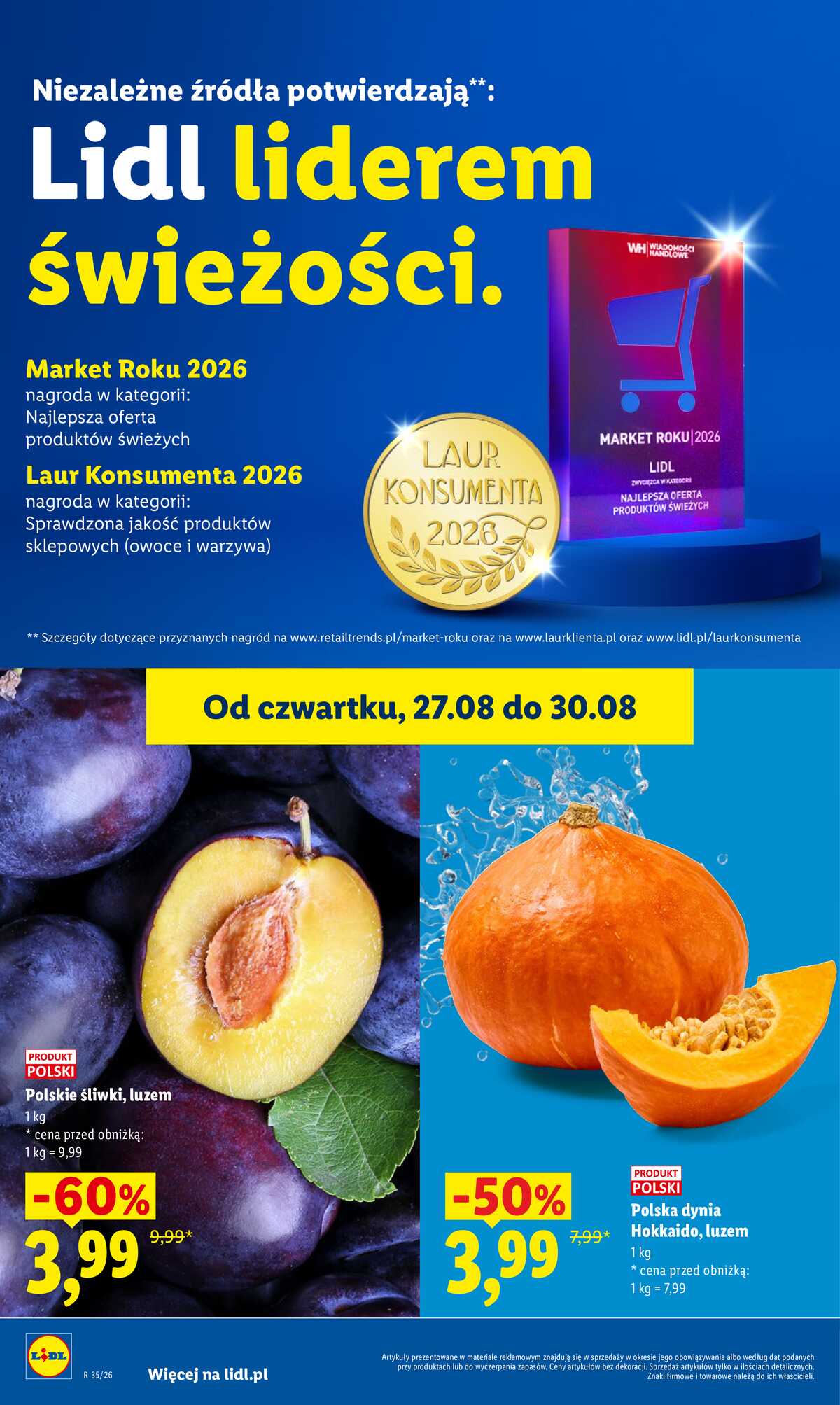 Leták Lidl Polsko 27.8.-30.8.2026 - Leták platí od 27. 8. do 30. 8. strana 36