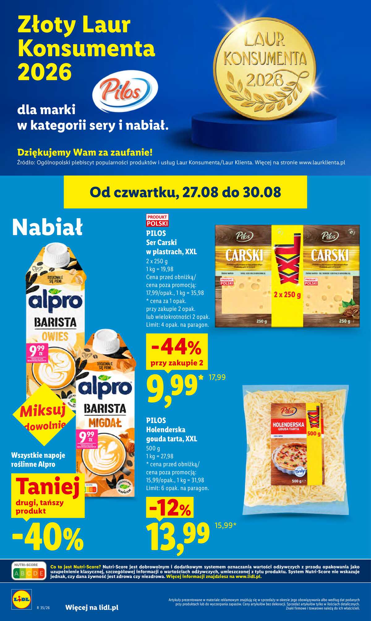 Leták Lidl Polsko 27.8.-30.8.2026 - Leták platí od 27. 8. do 30. 8. strana 52