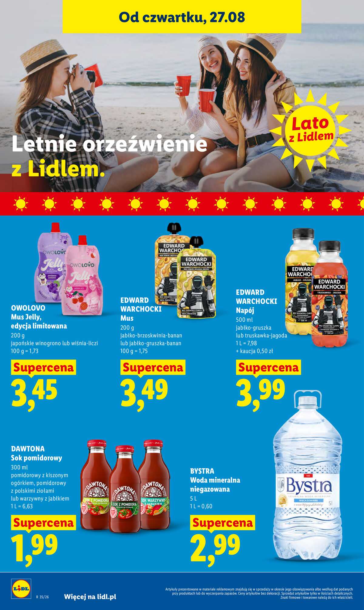 Leták Lidl Polsko 27.8.-30.8.2026 - Leták platí od 27. 8. do 30. 8. strana 62