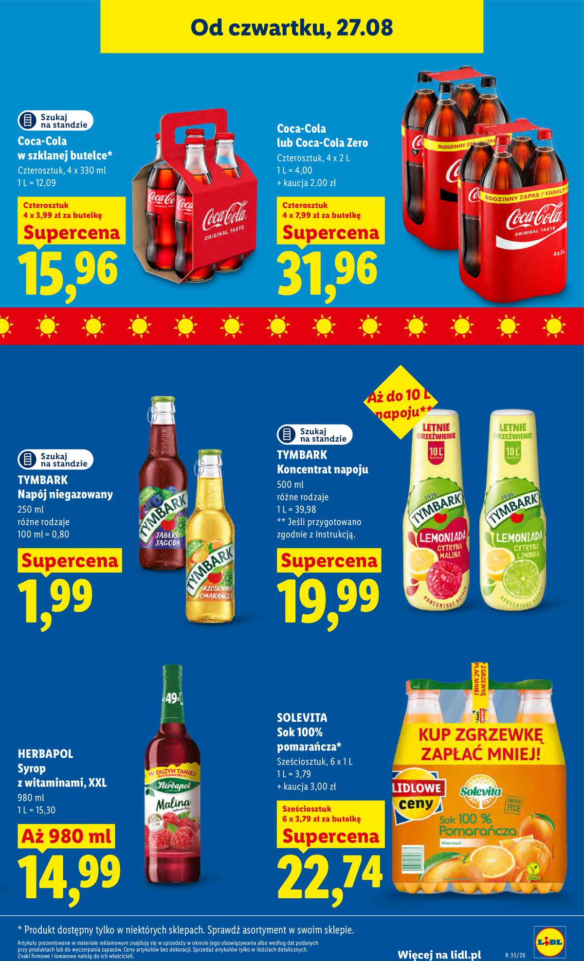 Leták Lidl Polsko 27.8.-30.8.2026 - Leták platí od 27. 8. do 30. 8. strana 63