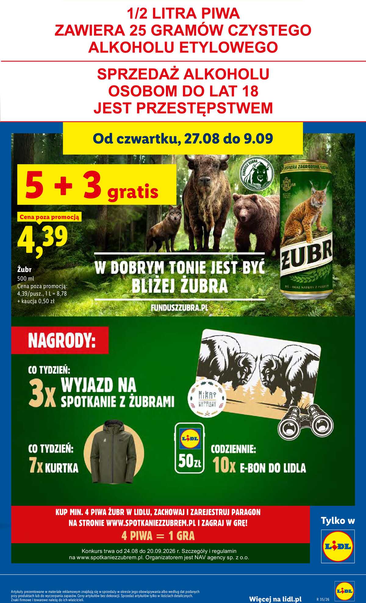 Leták Lidl Polsko 27.8.-30.8.2026 - Leták platí od 27. 8. do 30. 8. strana 65