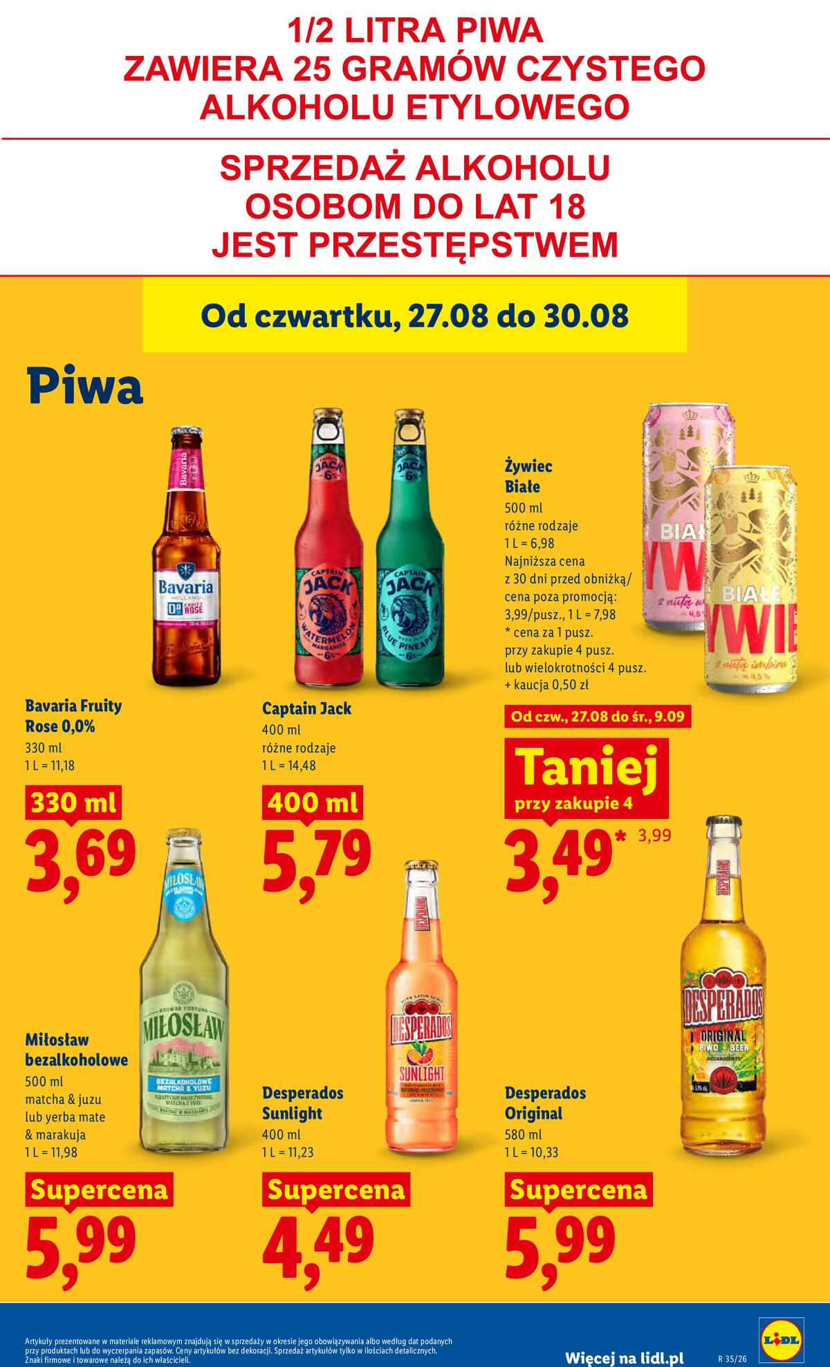 Leták Lidl Polsko 27.8.-30.8.2026 - Leták platí od 27. 8. do 30. 8. strana 67