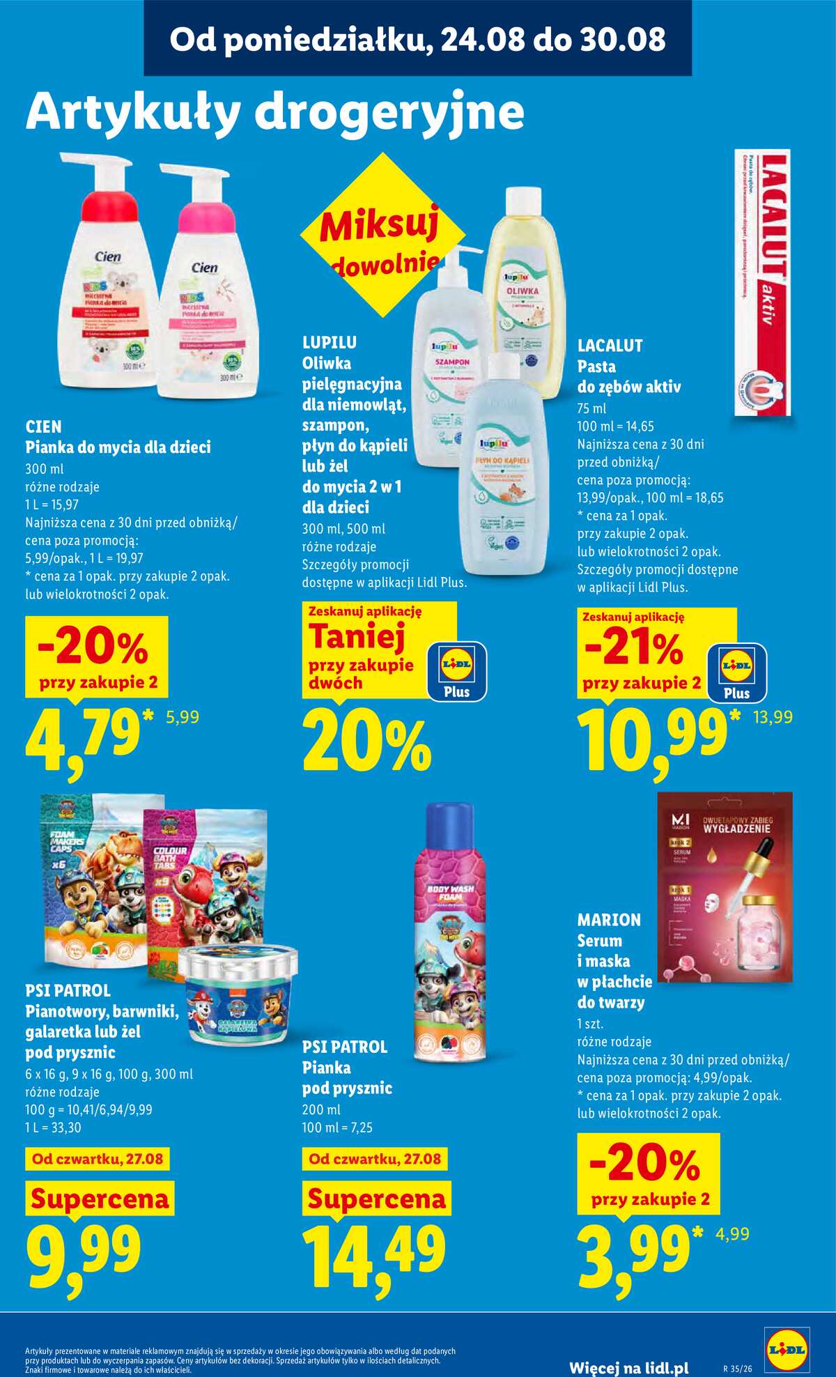Leták Lidl Polsko 27.8.-30.8.2026 - Leták platí od 27. 8. do 30. 8. strana 81