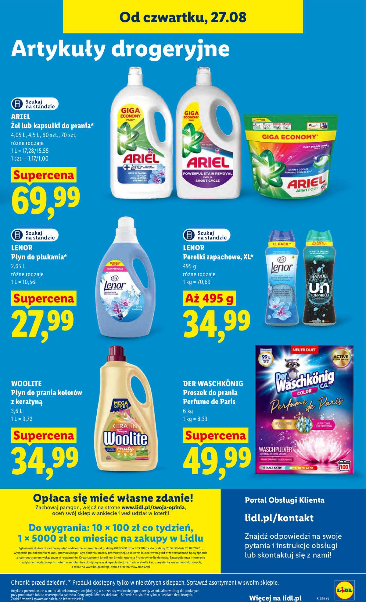 Leták Lidl Polsko 27.8.-30.8.2026 - Leták platí od 27. 8. do 30. 8. strana 85