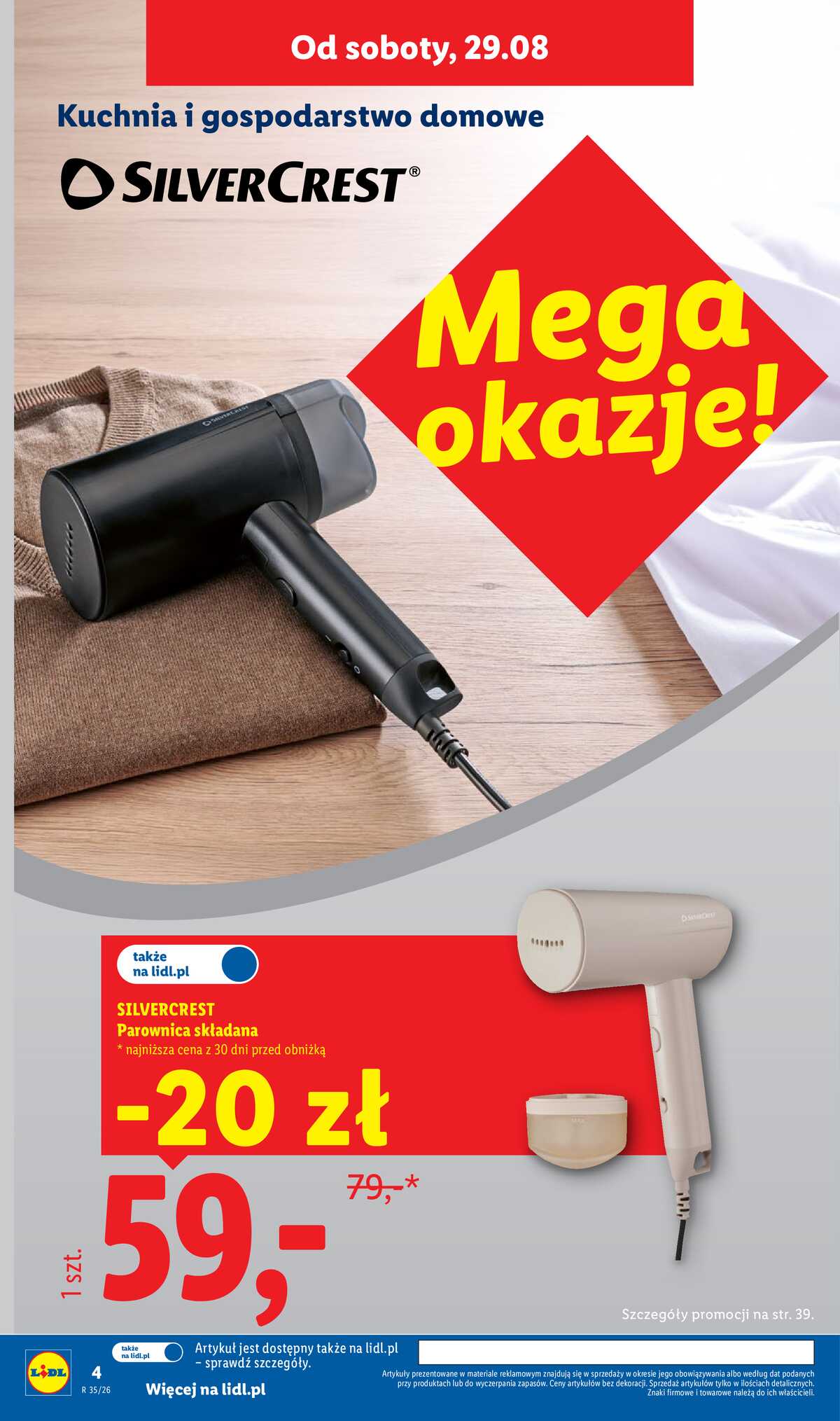 Leták Lidl Polsko 24.8.-30.8.2026 - Leták platí od 24. 8. do 30. 8. strana 4