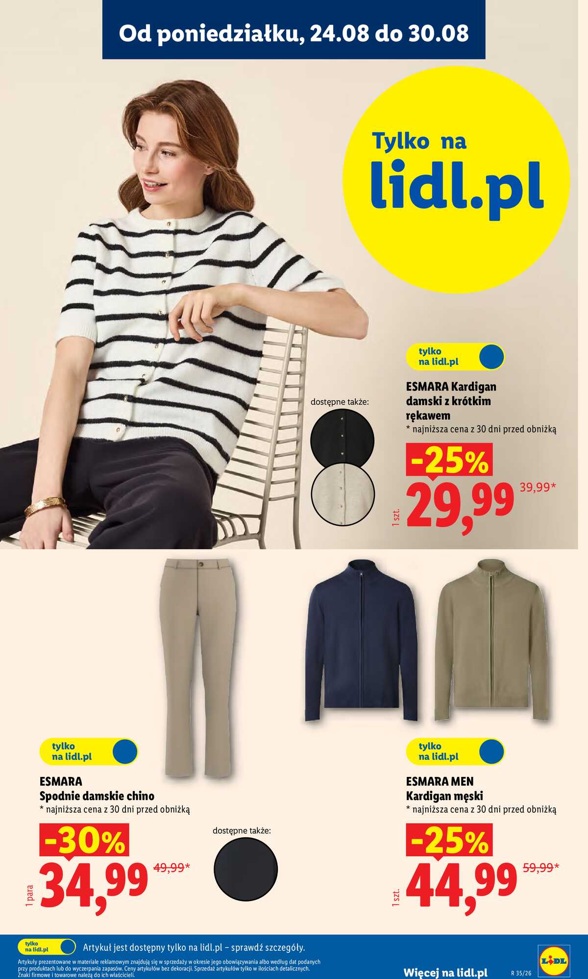 Leták Lidl Polsko 24.8.-30.8.2026 - Leták platí od 24. 8. do 30. 8. strana 21