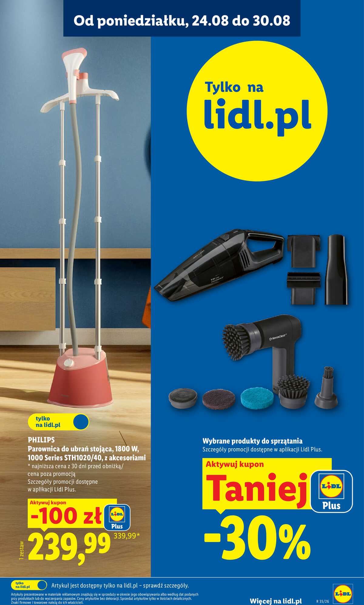 Leták Lidl Polsko 24.8.-30.8.2026 - Leták platí od 24. 8. do 30. 8. strana 29