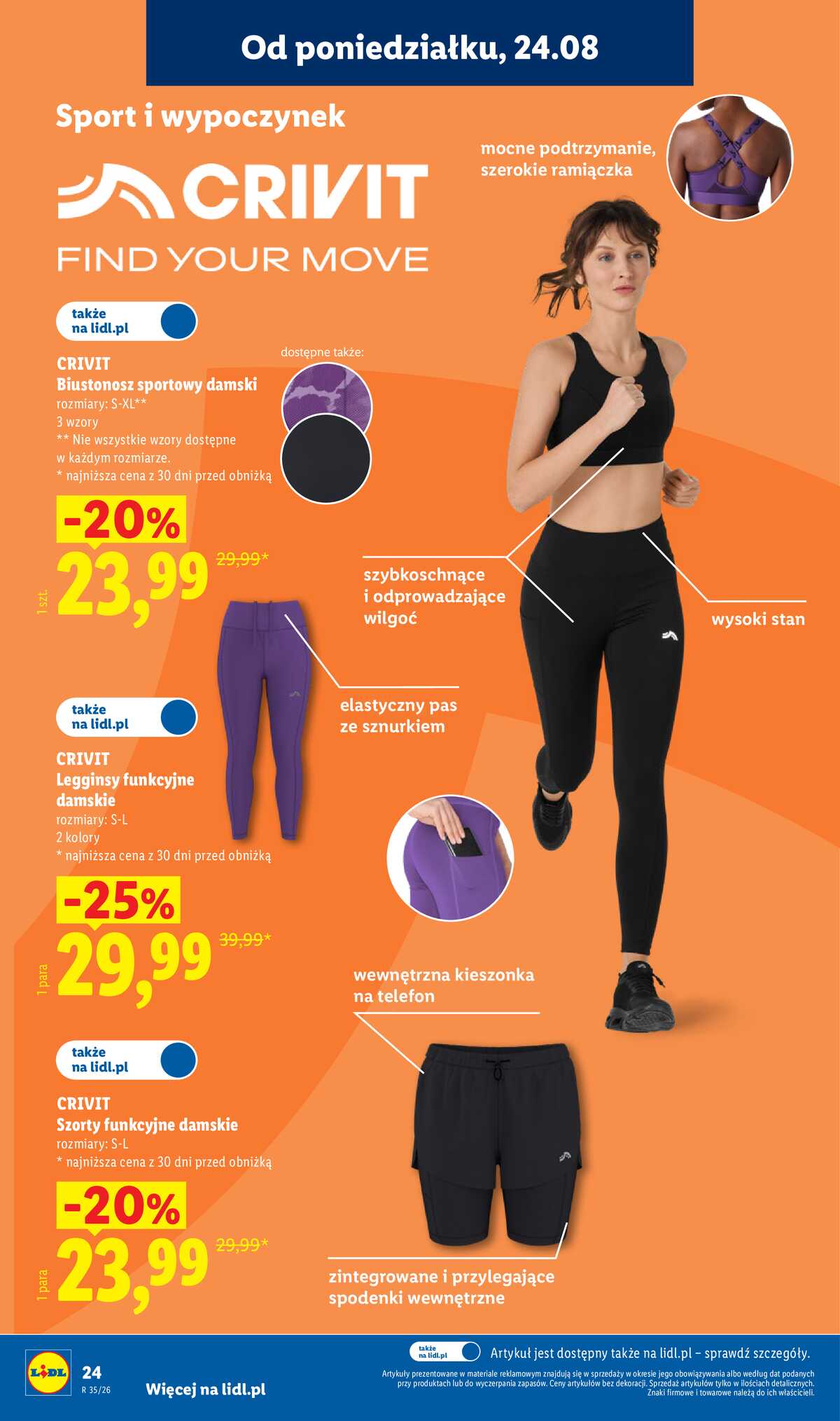 Leták Lidl Polsko 24.8.-30.8.2026 - Leták platí od 24. 8. do 30. 8. strana 34