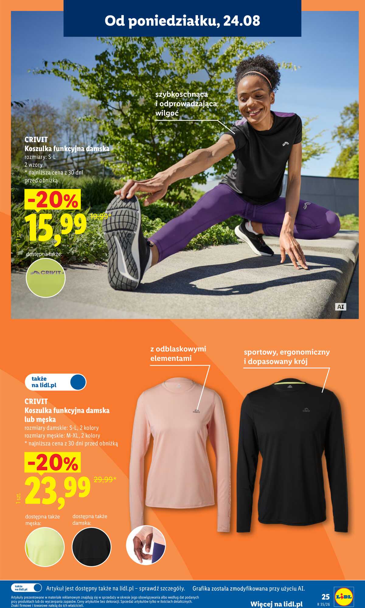 Leták Lidl Polsko 24.8.-30.8.2026 - Leták platí od 24. 8. do 30. 8. strana 35