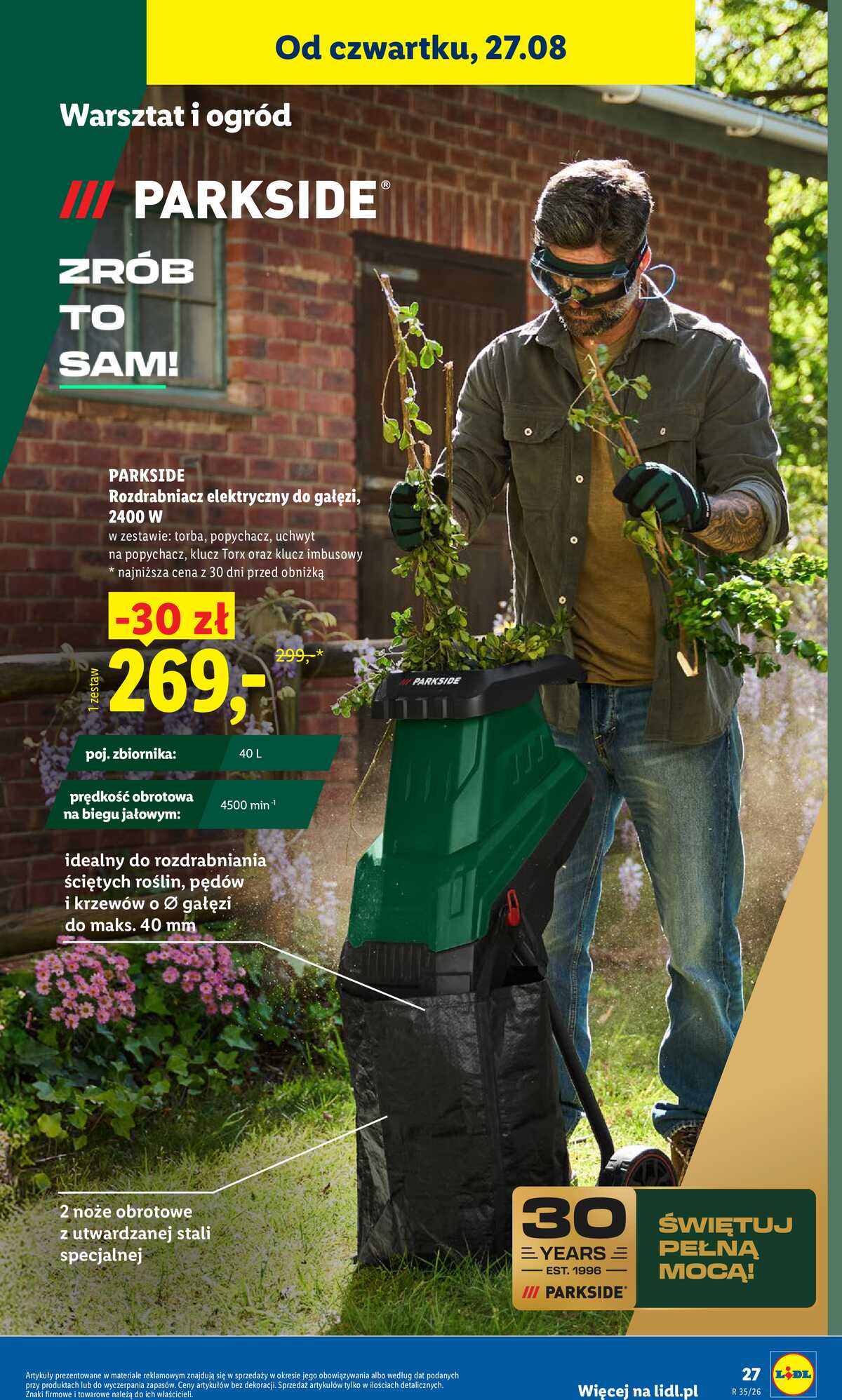 Leták Lidl Polsko 24.8.-30.8.2026 - Leták platí od 24. 8. do 30. 8. strana 37
