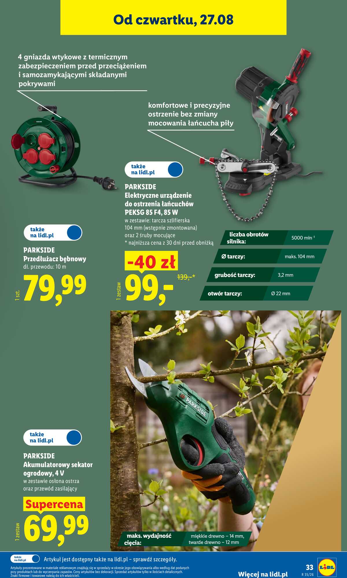 Leták Lidl Polsko 24.8.-30.8.2026 - Leták platí od 24. 8. do 30. 8. strana 43