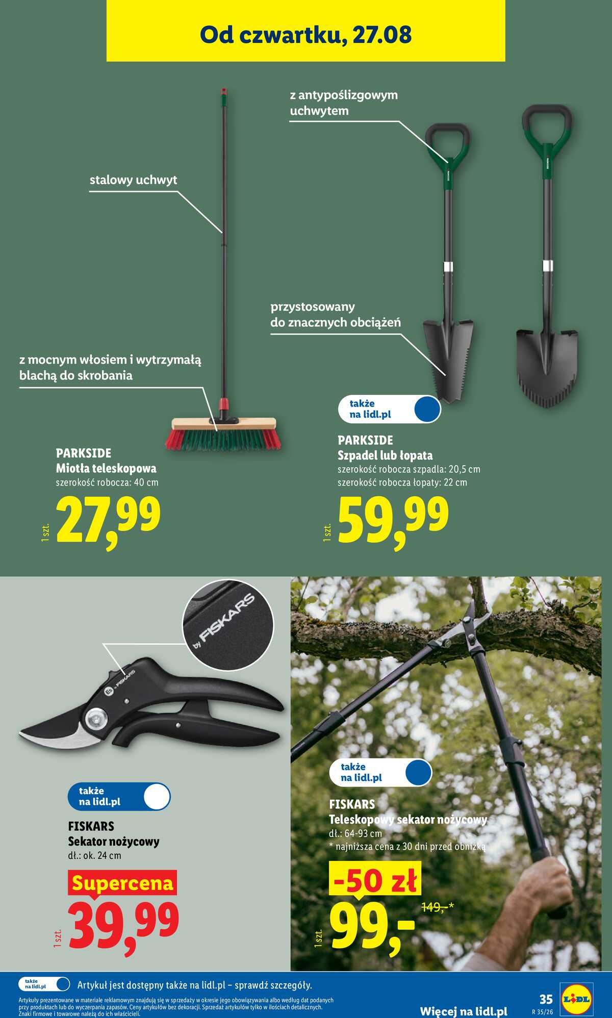 Leták Lidl Polsko 24.8.-30.8.2026 - Leták platí od 24. 8. do 30. 8. strana 45