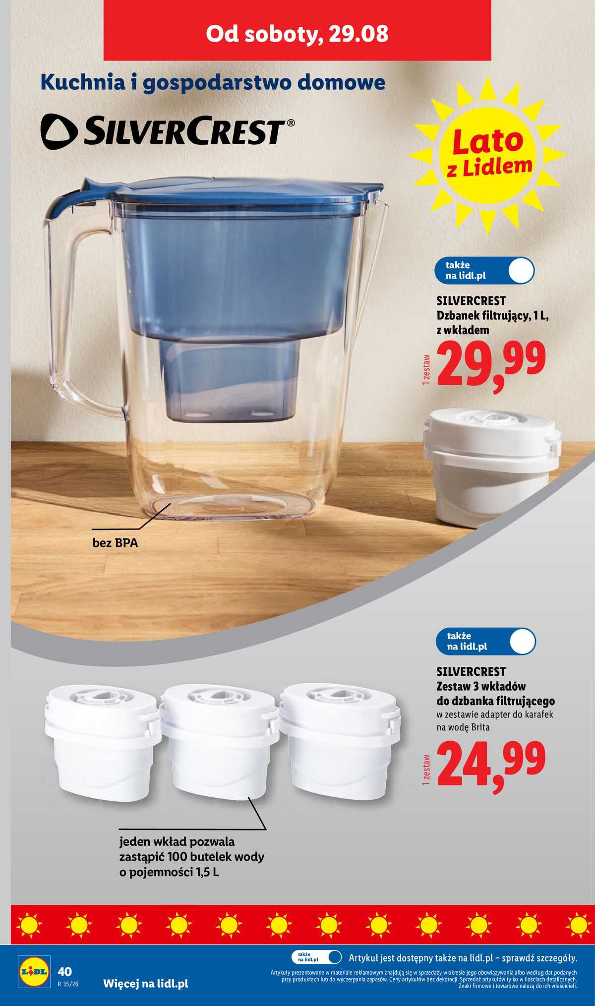 Leták Lidl Polsko 24.8.-30.8.2026 - Leták platí od 24. 8. do 30. 8. strana 50