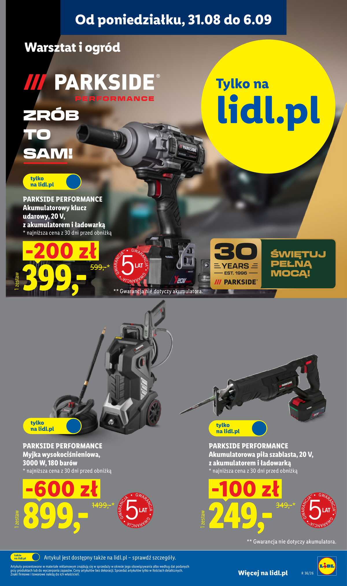 Leták Lidl Polsko 31.8.-5.9.2026 - Leták platí od 31. srpna do 5. září. strana 11