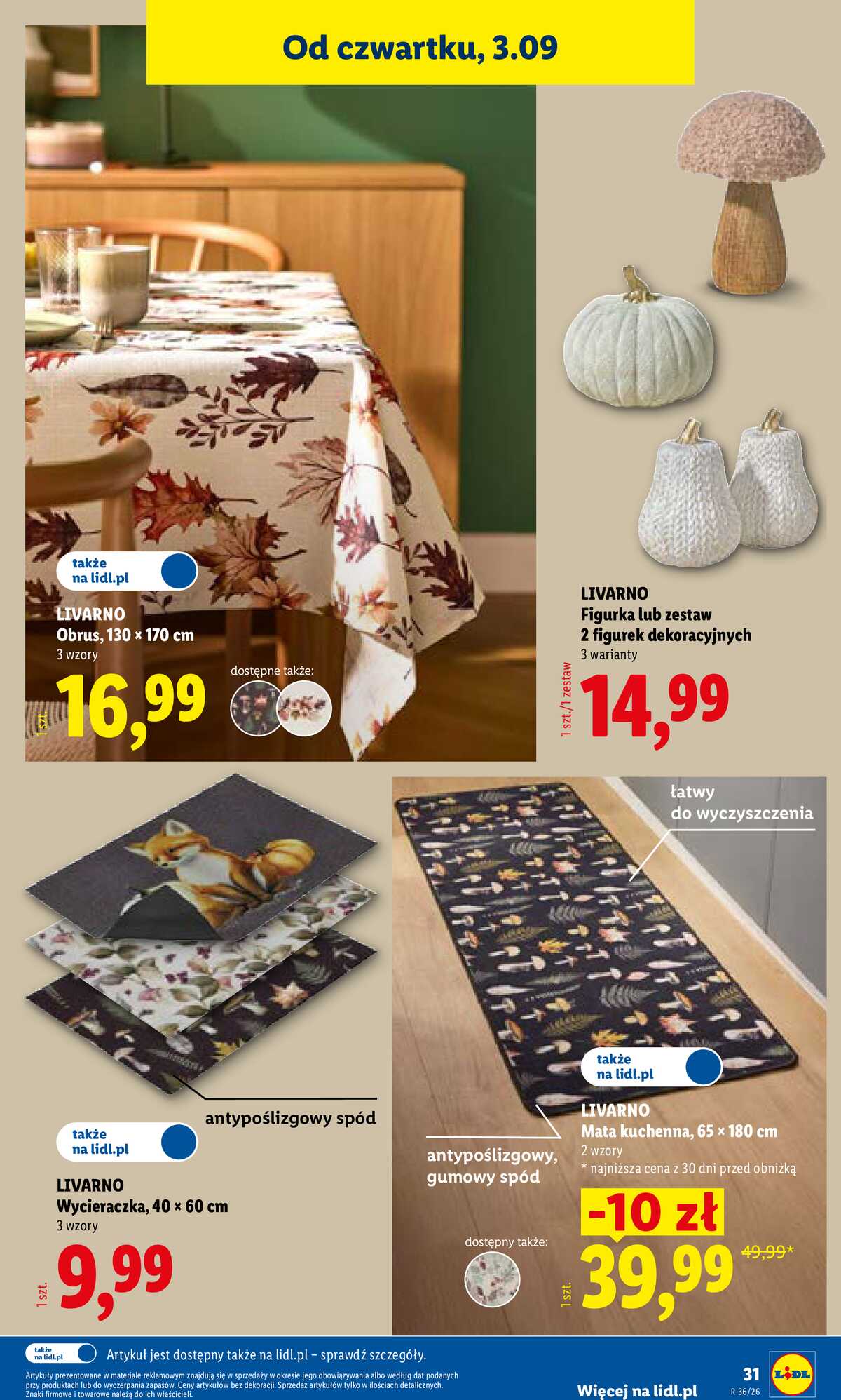 Leták Lidl Polsko 31.8.-5.9.2026 - Leták platí od 31. srpna do 5. září. strana 37