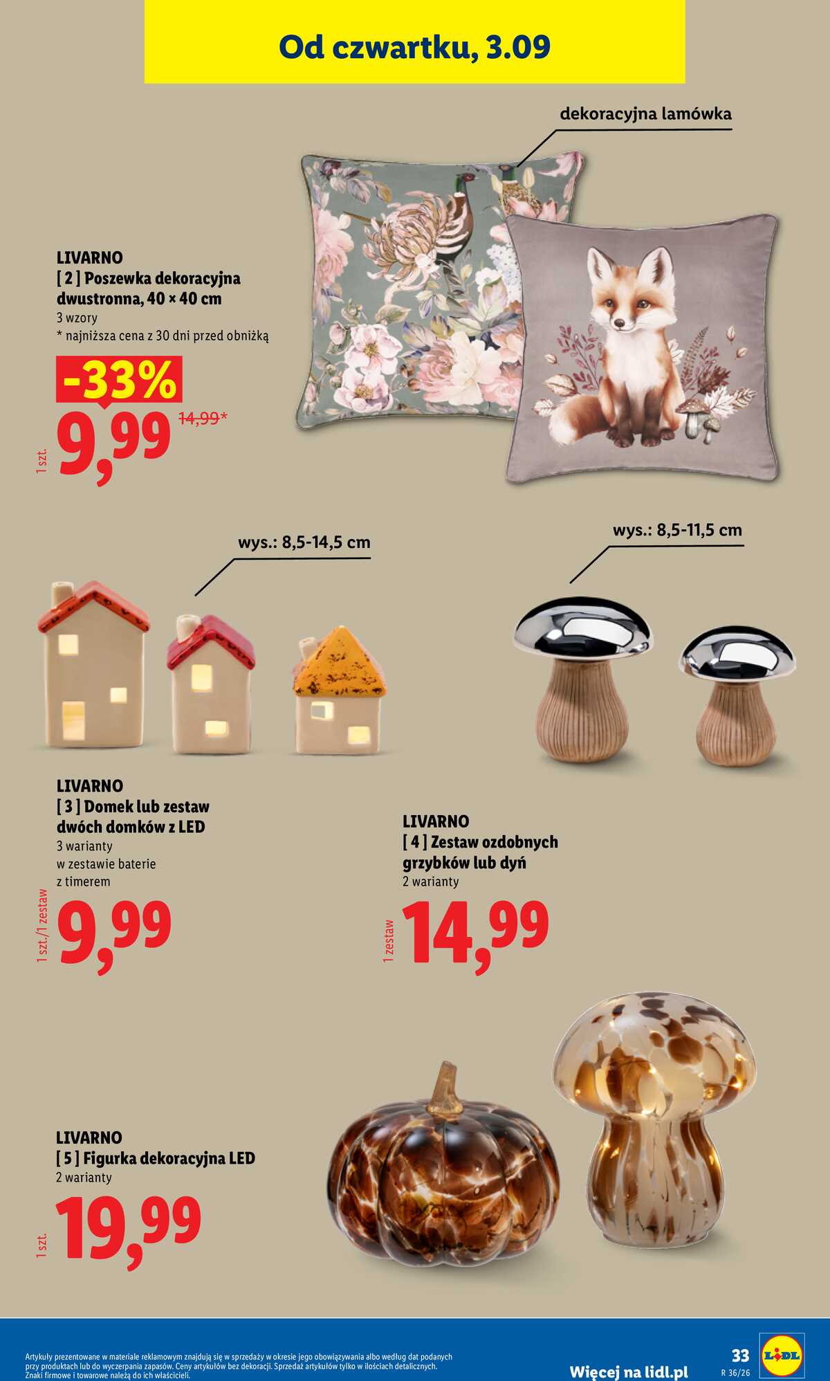 Leták Lidl Polsko 31.8.-5.9.2026 - Leták platí od 31. srpna do 5. září. strana 39