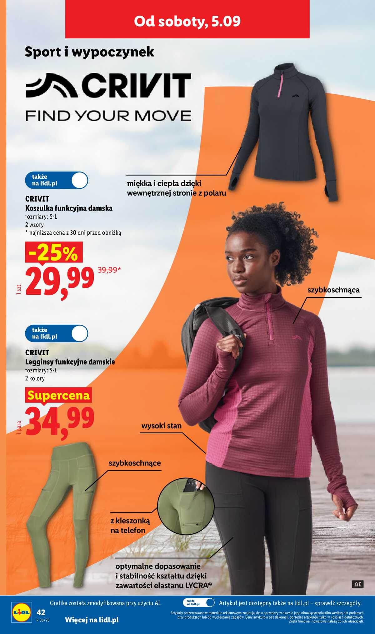 Leták Lidl Polsko 31.8.-5.9.2026 - Leták platí od 31. srpna do 5. září. strana 50