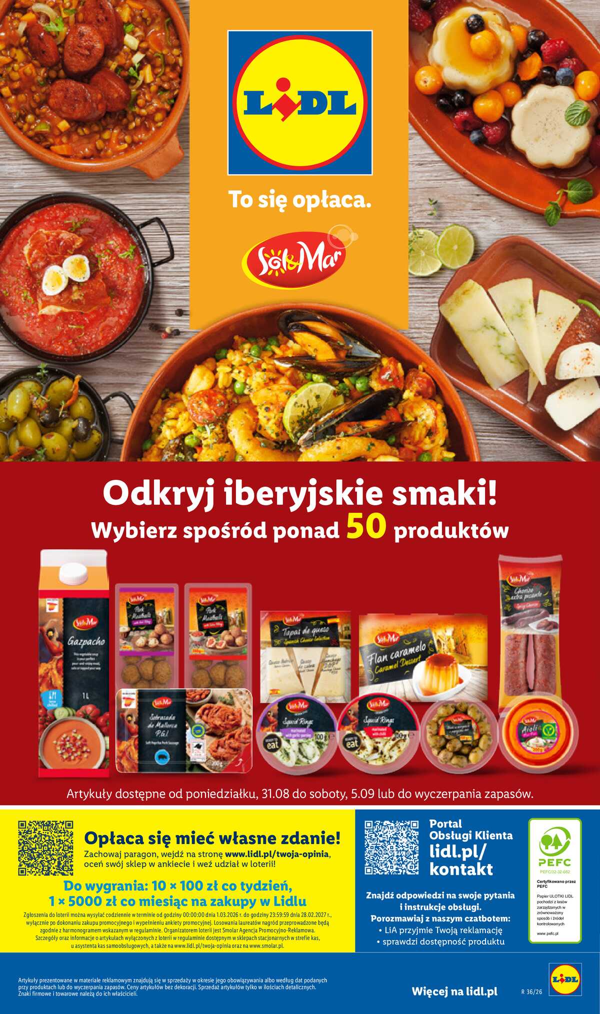 Leták Lidl Polsko 31.8.-5.9.2026 - Leták platí od 31. srpna do 5. září. strana 59