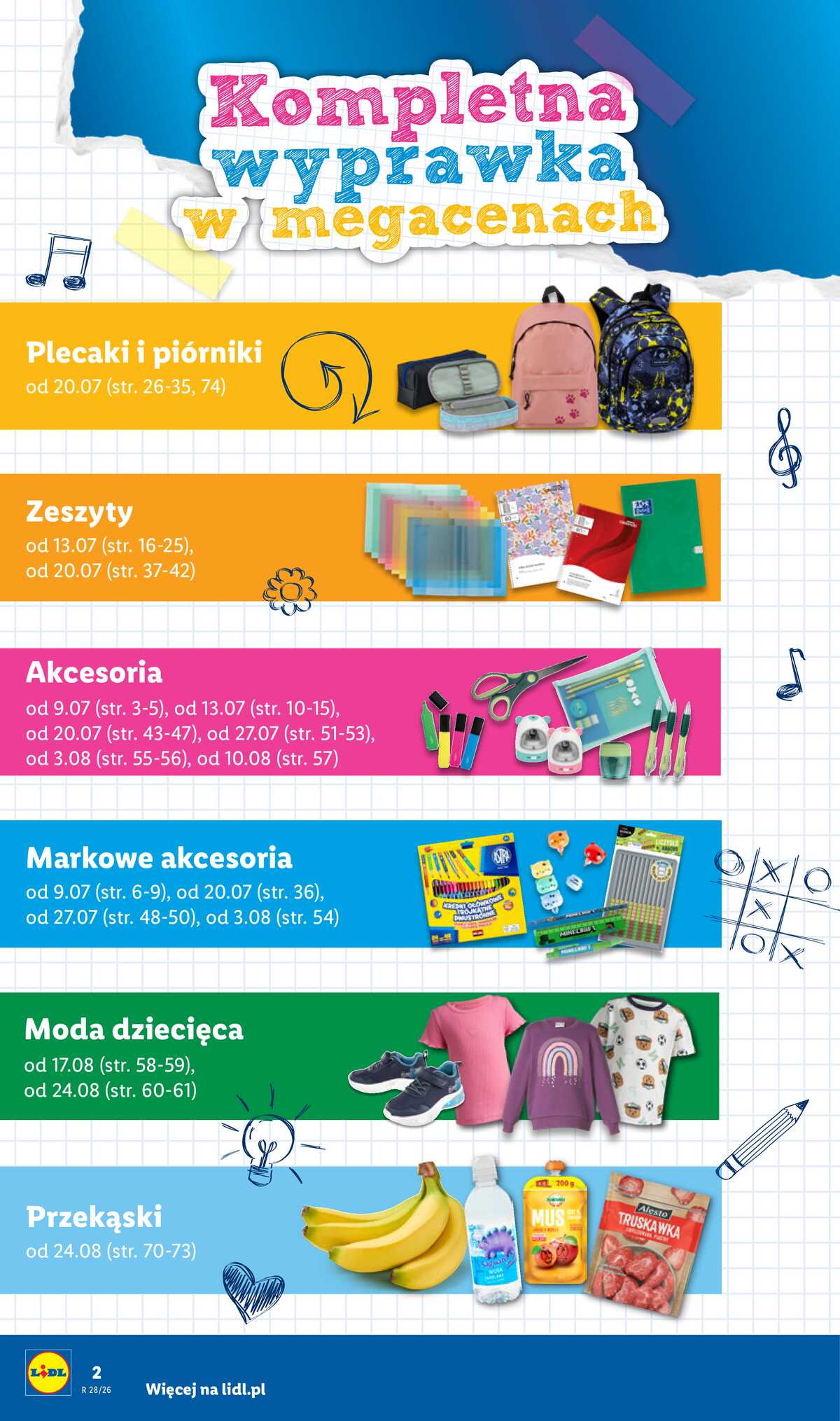 Leták Lidl Polsko 9.7.-31.8.2026 - Kompletní výbava za super ceny strana 4