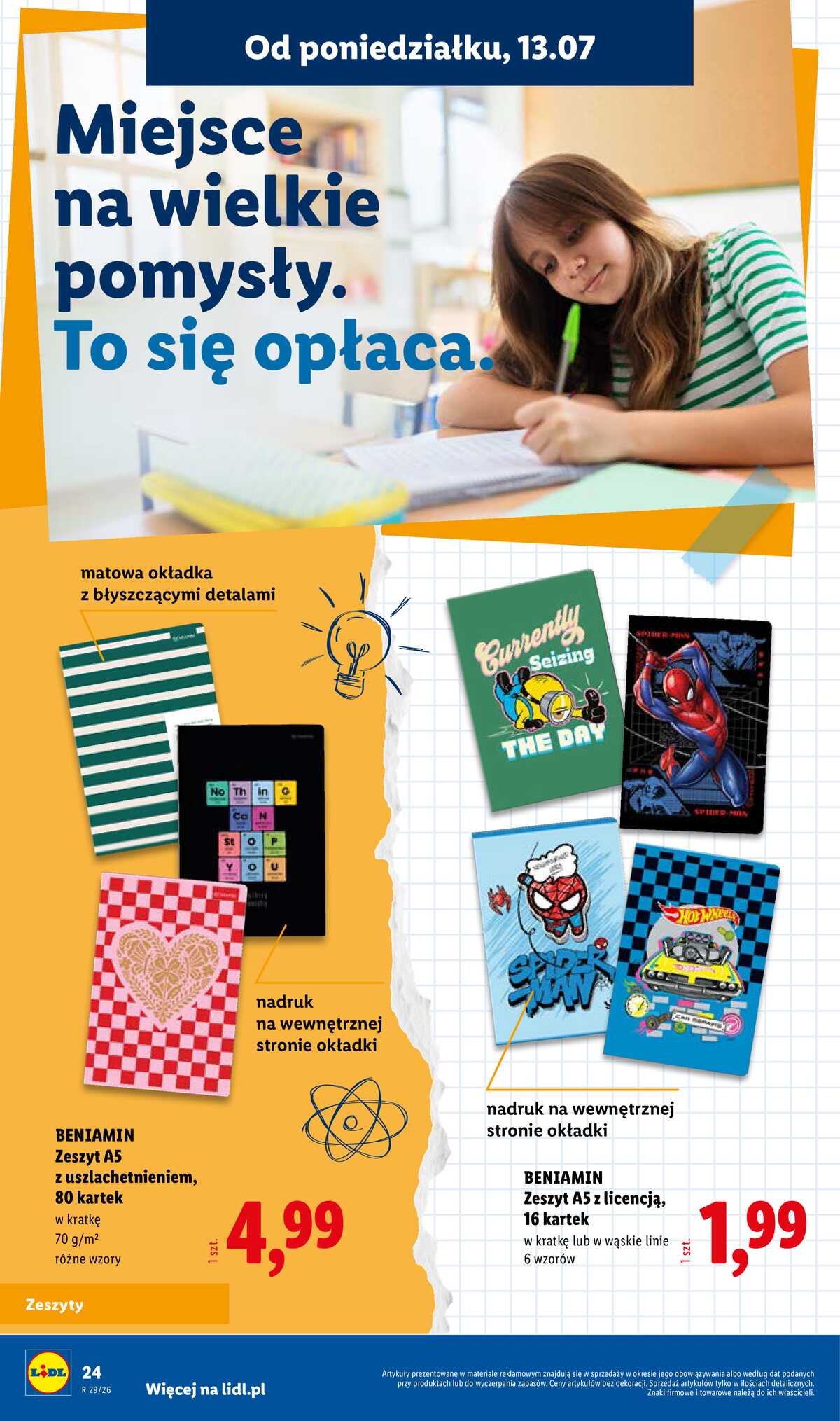 Leták Lidl Polsko 9.7.-31.8.2026 - Kompletní výbava za super ceny strana 26