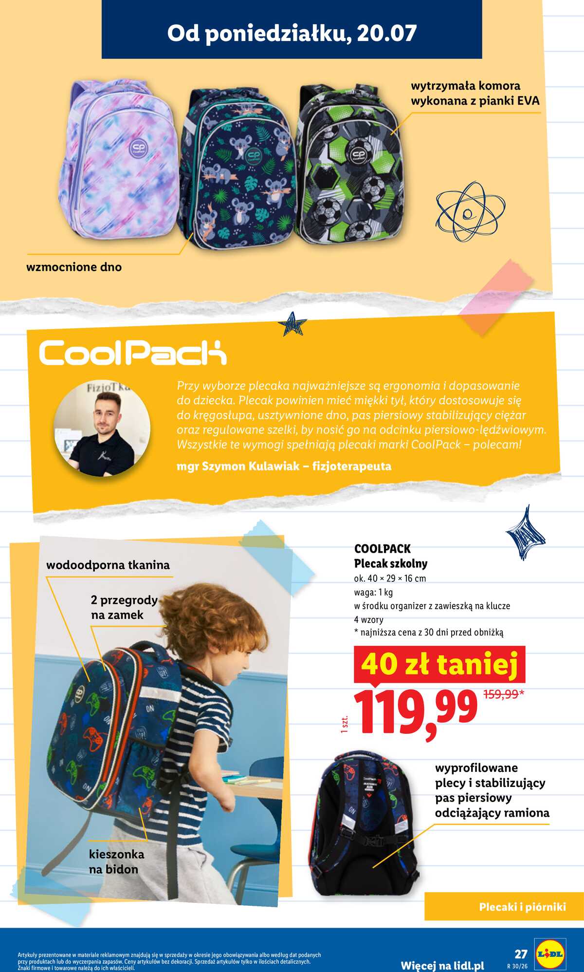 Leták Lidl Polsko 9.7.-31.8.2026 - Kompletní výbava za super ceny strana 29