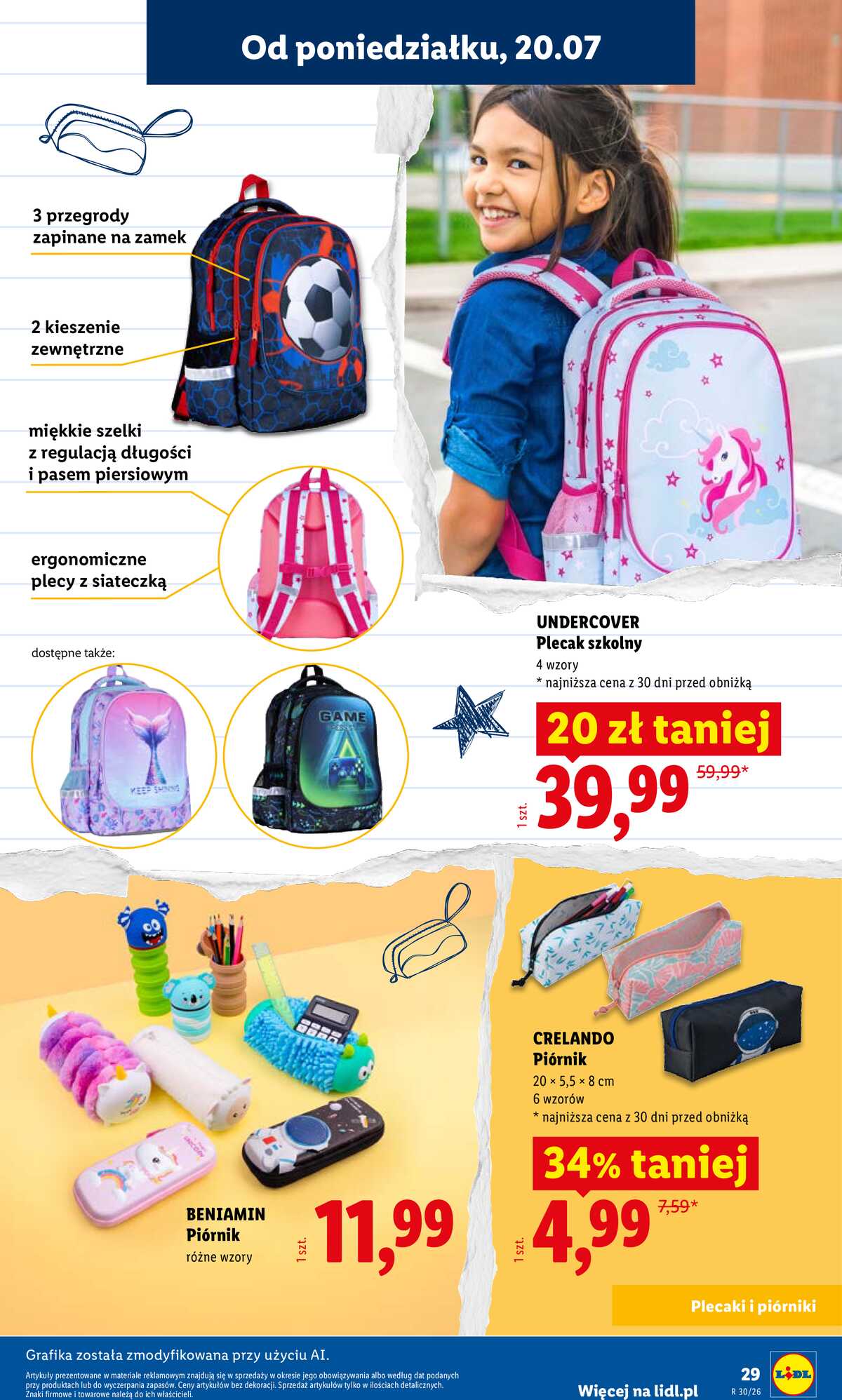 Leták Lidl Polsko 9.7.-31.8.2026 - Kompletní výbava za super ceny strana 31