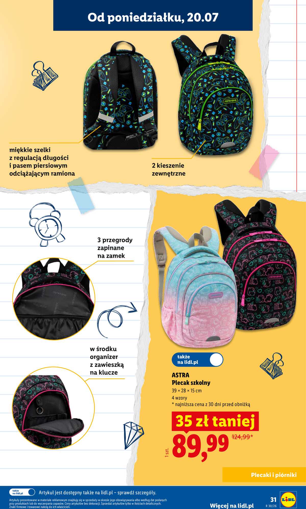 Leták Lidl Polsko 9.7.-31.8.2026 - Kompletní výbava za super ceny strana 33