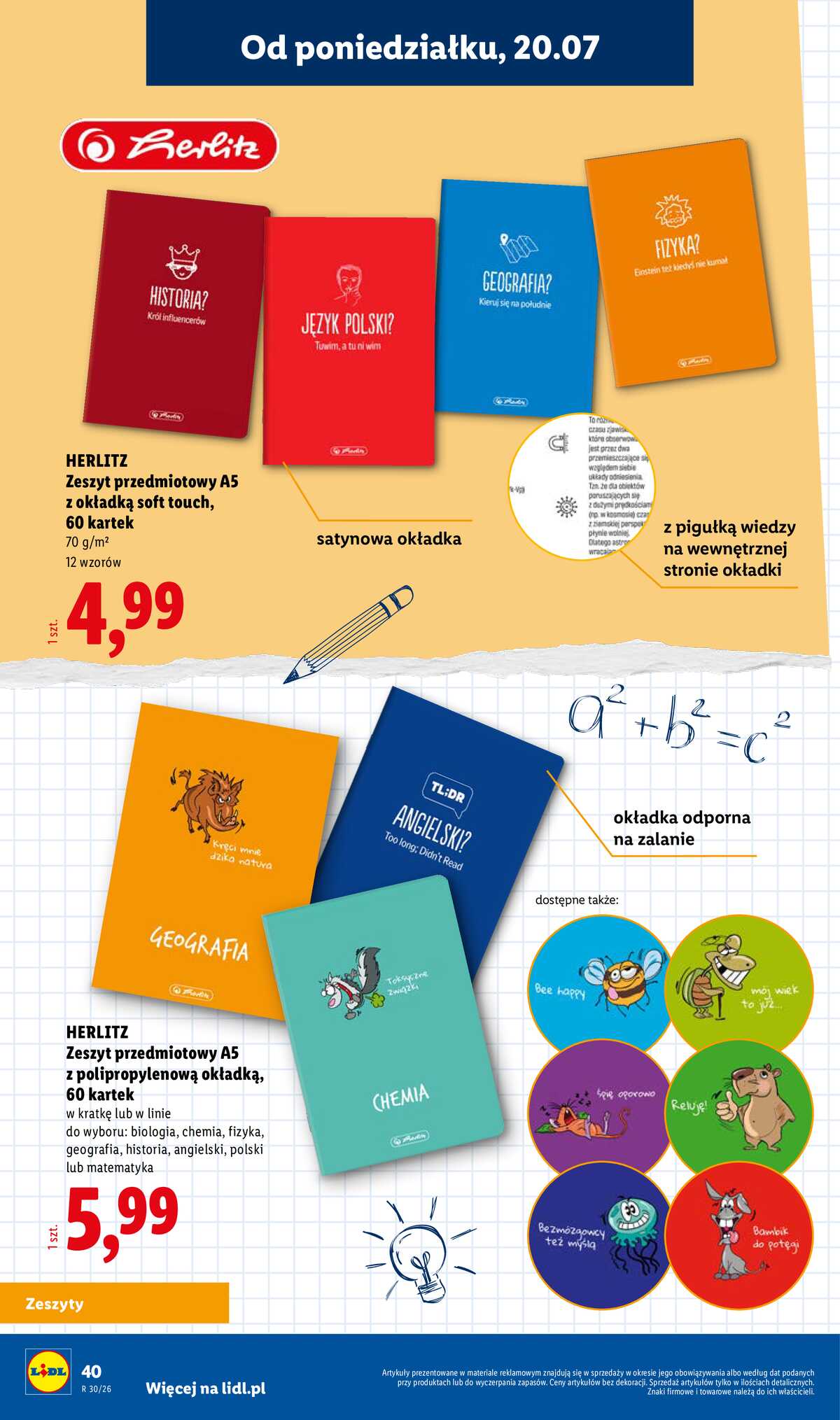 Leták Lidl Polsko 9.7.-31.8.2026 - Kompletní výbava za super ceny strana 42