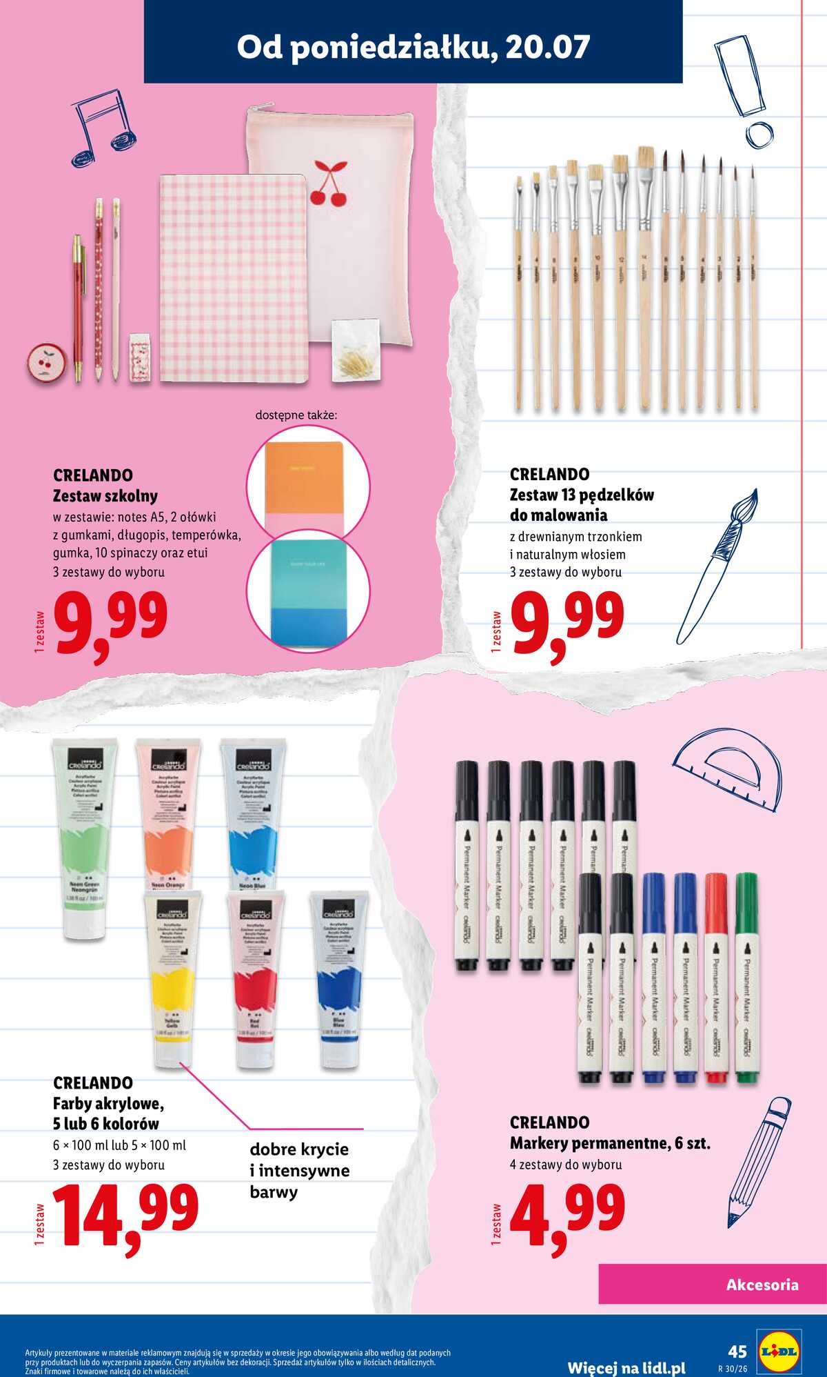 Leták Lidl Polsko 9.7.-31.8.2026 - Kompletní výbava za super ceny strana 47