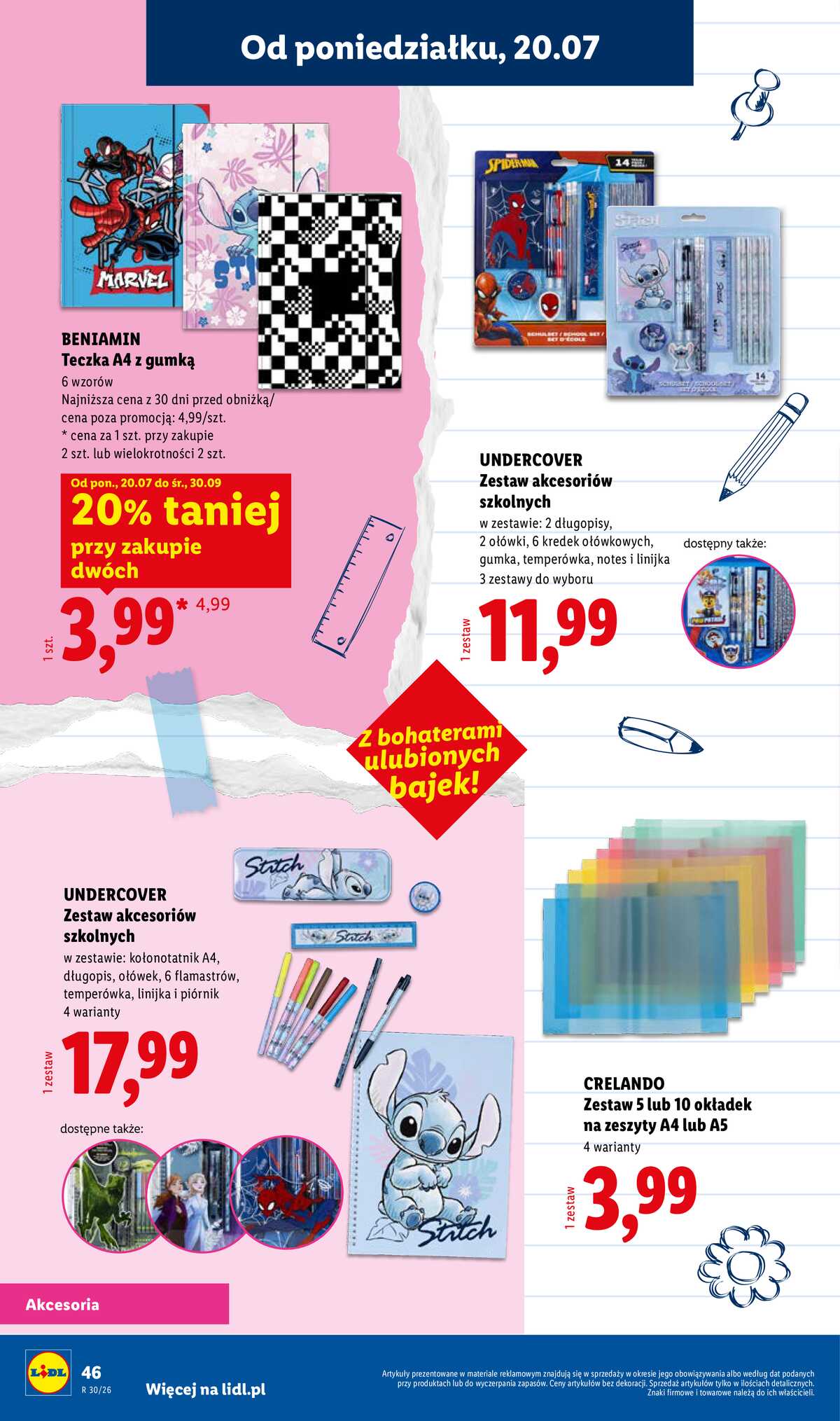 Leták Lidl Polsko 9.7.-31.8.2026 - Kompletní výbava za super ceny strana 48
