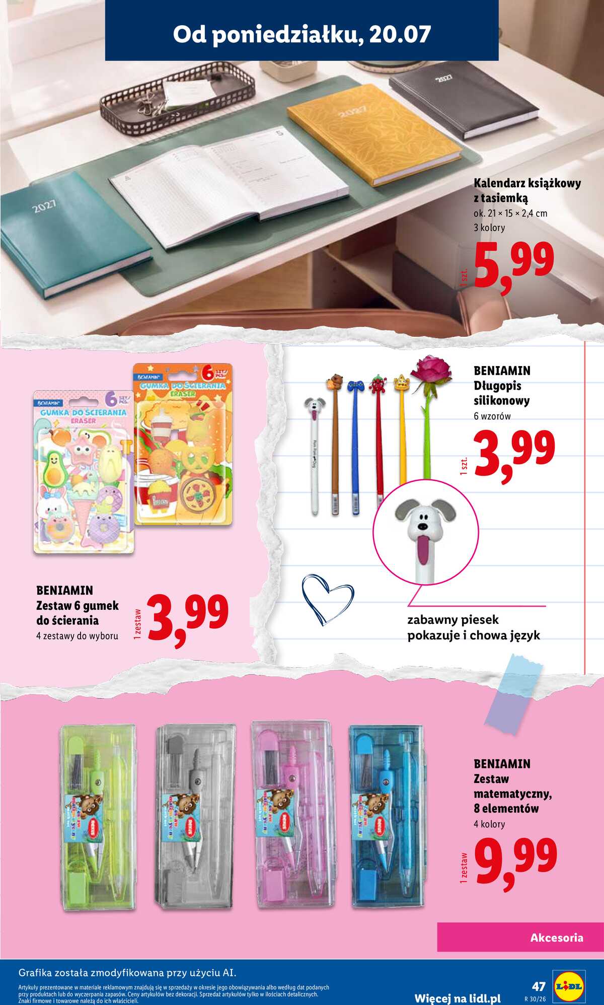 Leták Lidl Polsko 9.7.-31.8.2026 - Kompletní výbava za super ceny strana 49