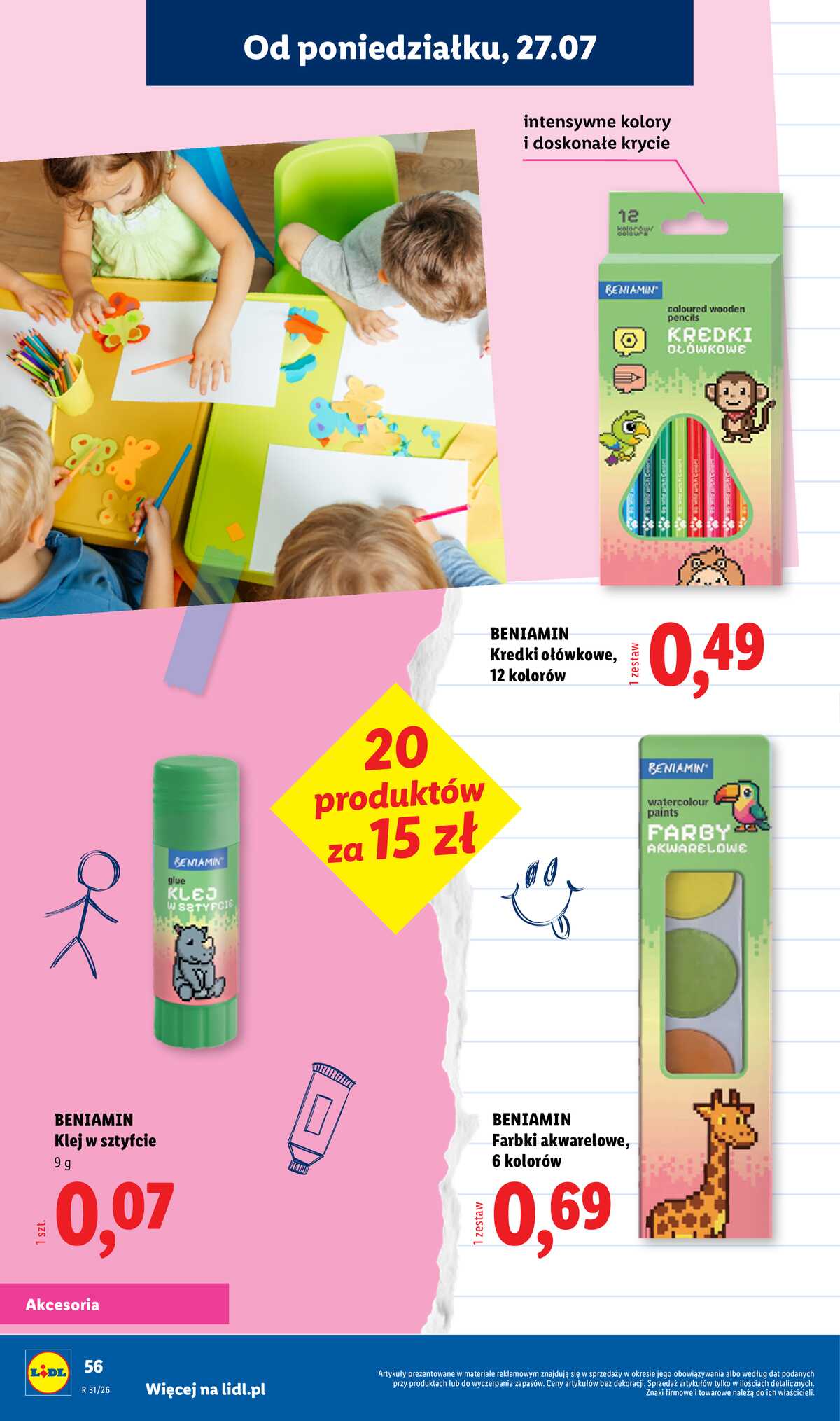 Leták Lidl Polsko 9.7.-31.8.2026 - Kompletní výbava za super ceny strana 58
