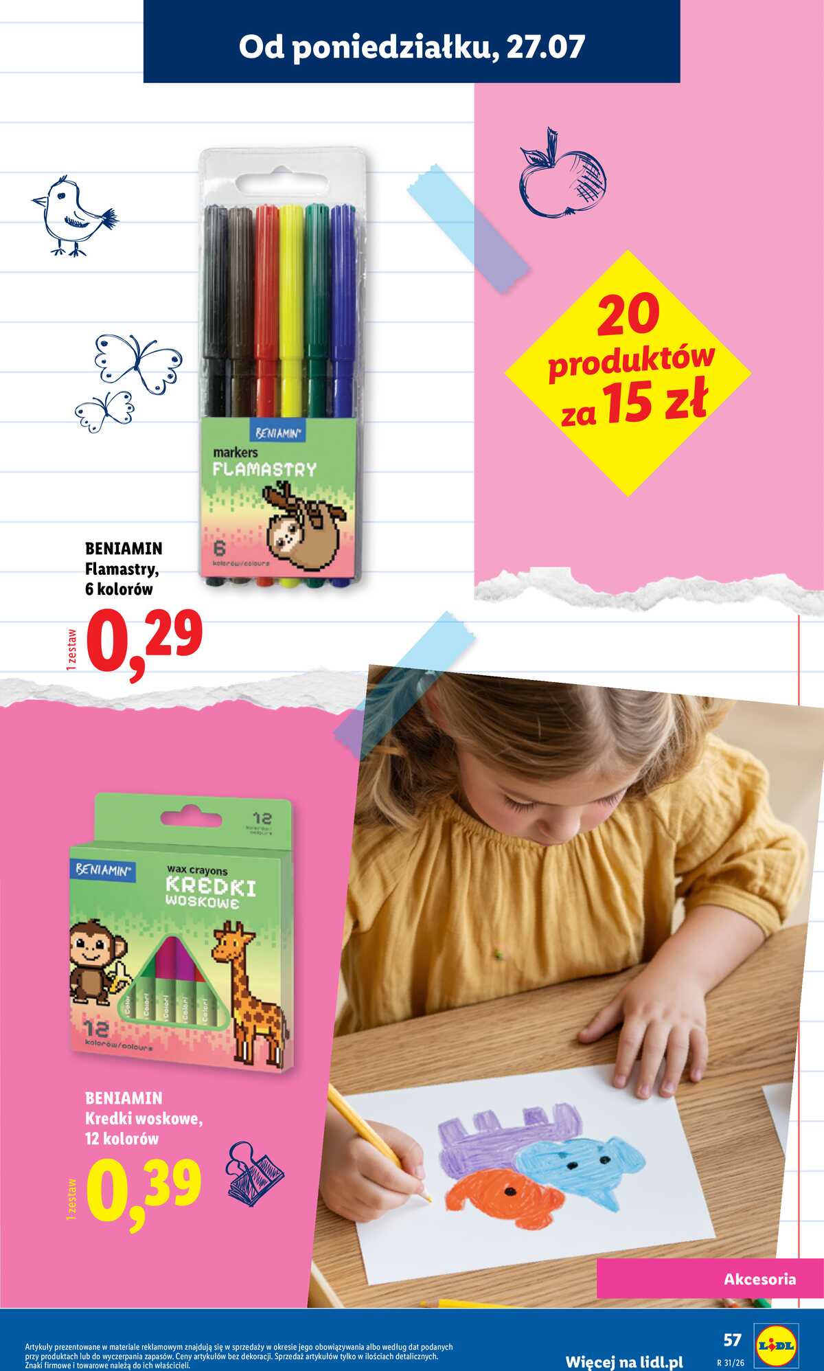 Leták Lidl Polsko 9.7.-31.8.2026 - Kompletní výbava za super ceny strana 59