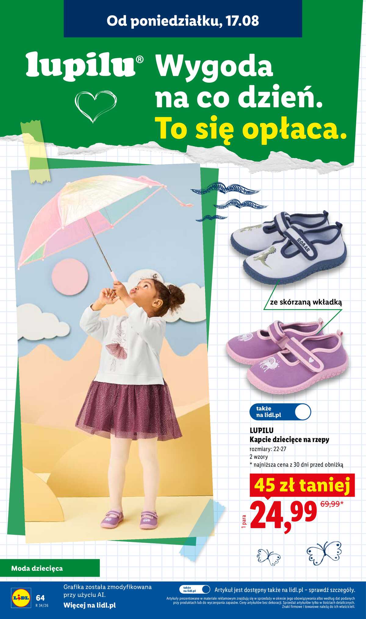 Leták Lidl Polsko 9.7.-31.8.2026 - Kompletní výbava za super ceny strana 66