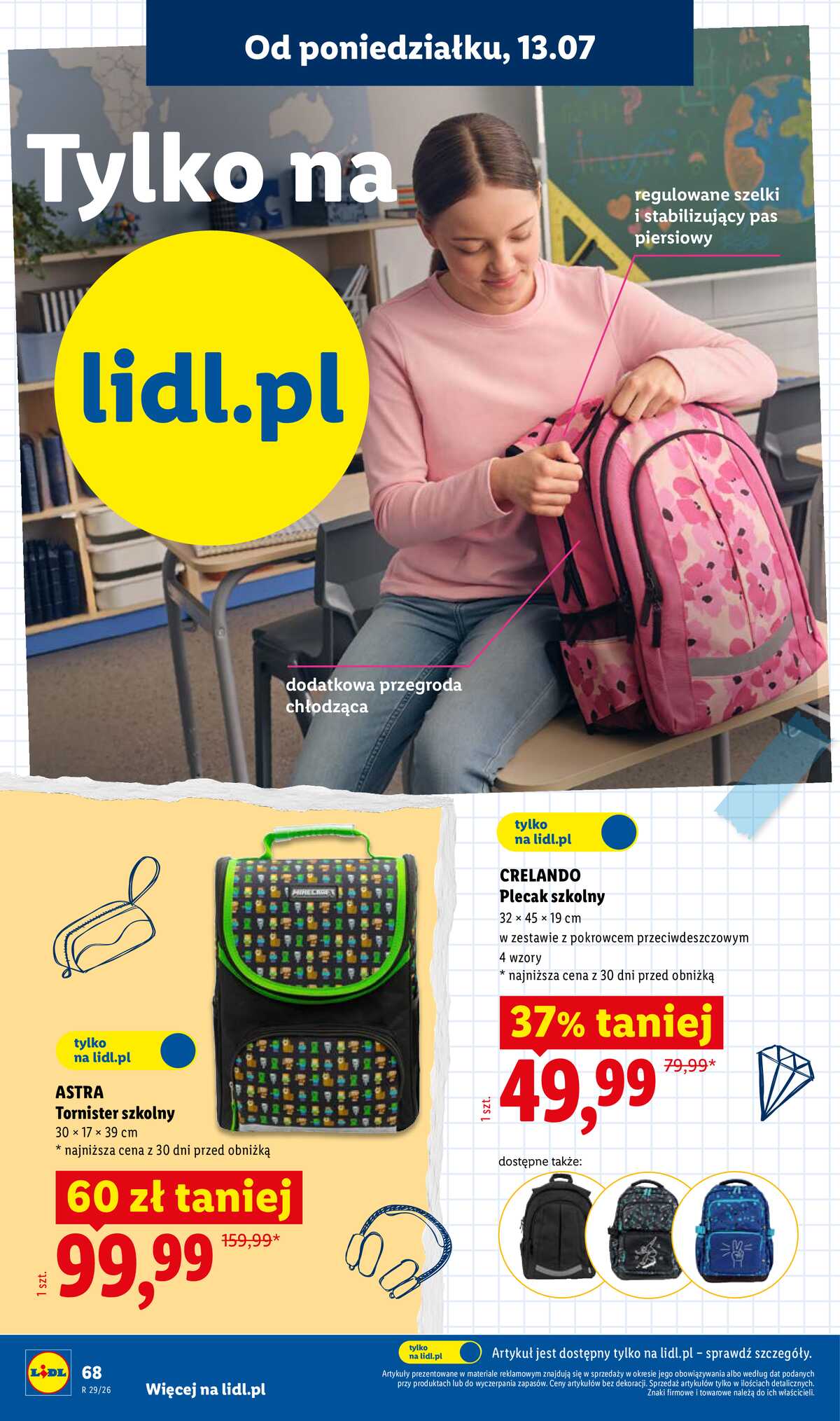 Leták Lidl Polsko 9.7.-31.8.2026 - Kompletní výbava za super ceny strana 72