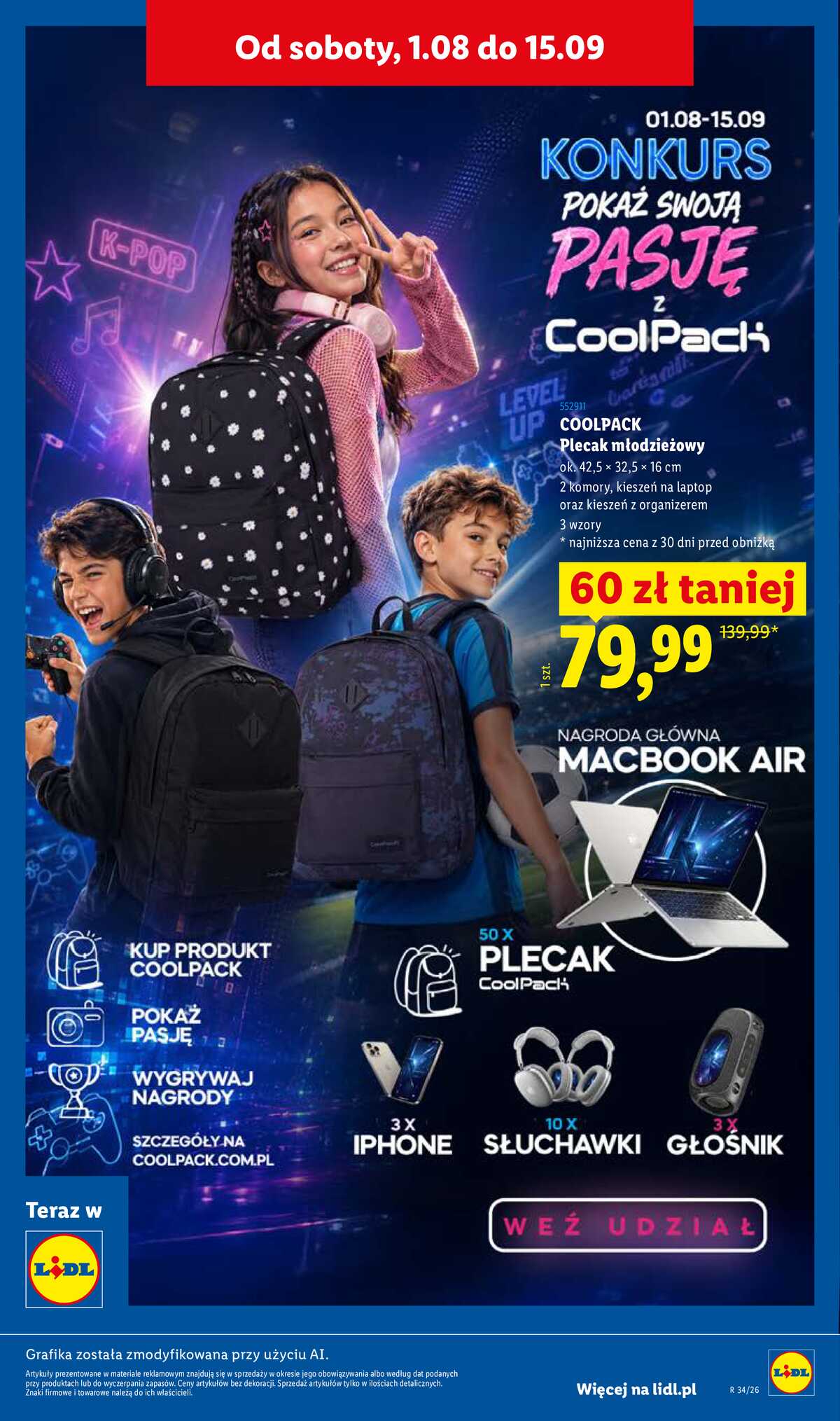 Leták Lidl Polsko 9.7.-31.8.2026 - Kompletní výbava za super ceny strana 78