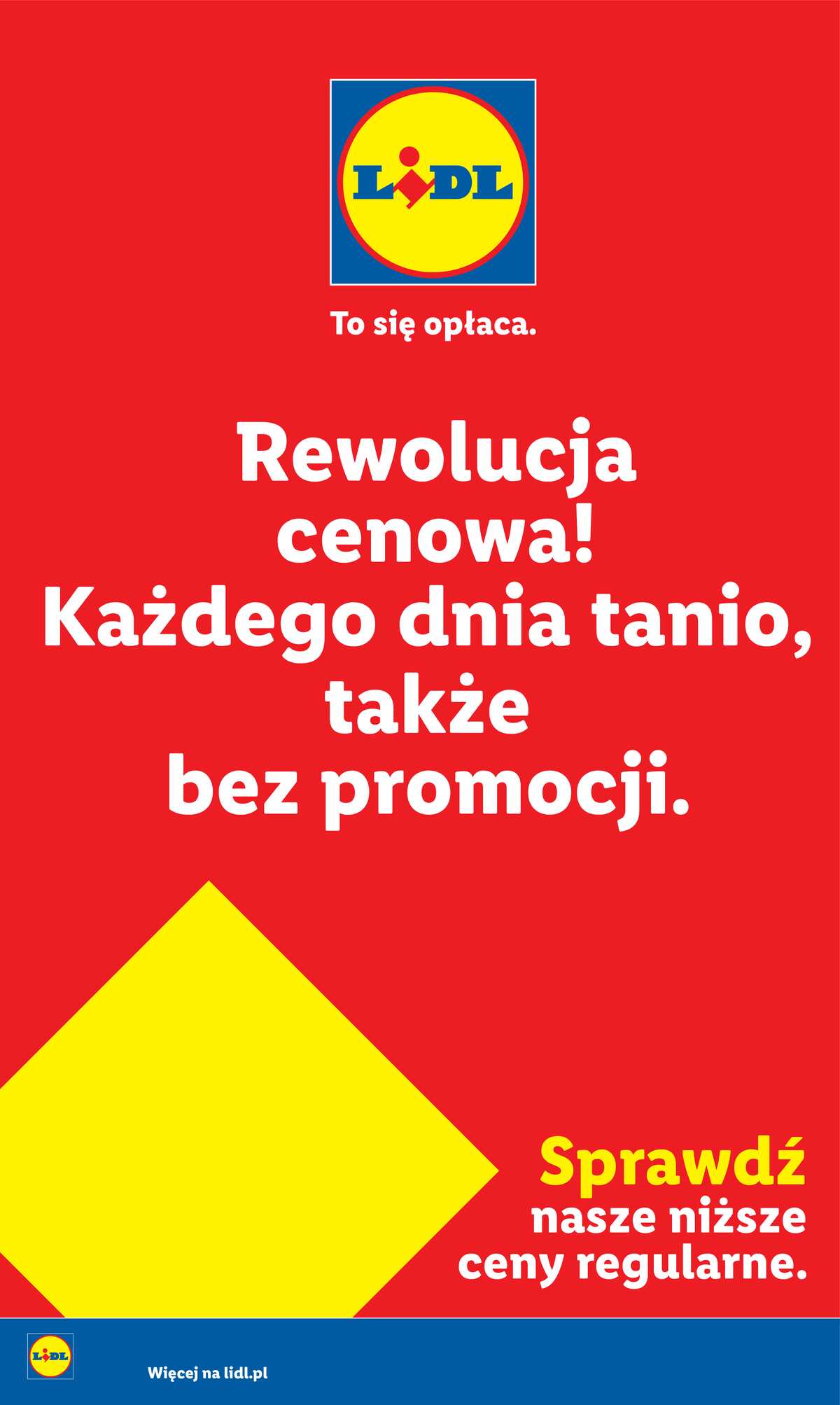 Leták Lidl Polsko 22.8.-30.9.2026 - Cenová revoluce! strana 1