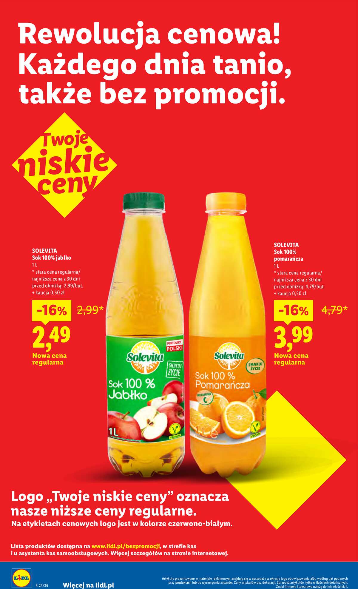 Leták Lidl Polsko 22.8.-30.9.2026 - Cenová revoluce! strana 2
