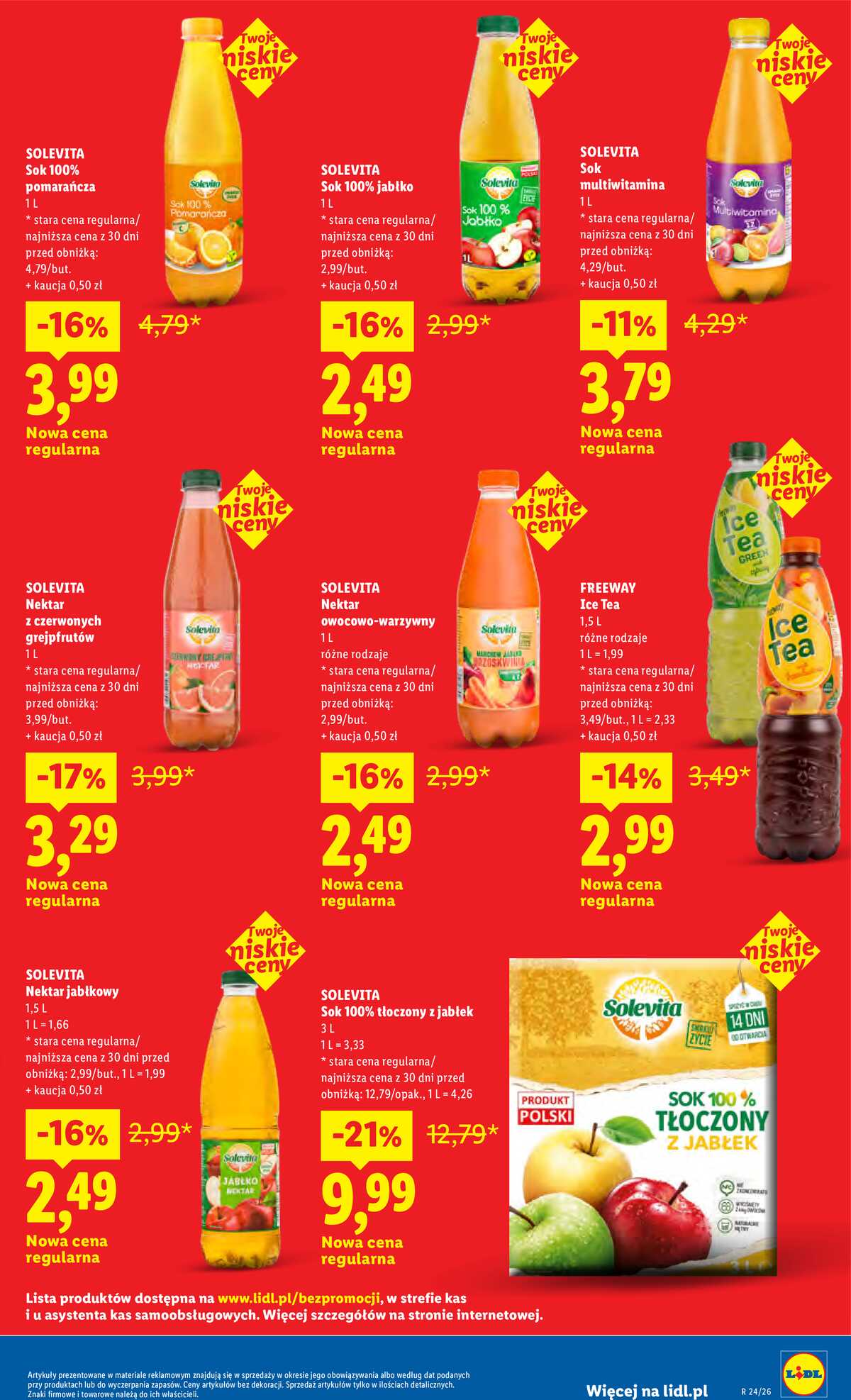 Leták Lidl Polsko 22.8.-30.9.2026 - Cenová revoluce! strana 3