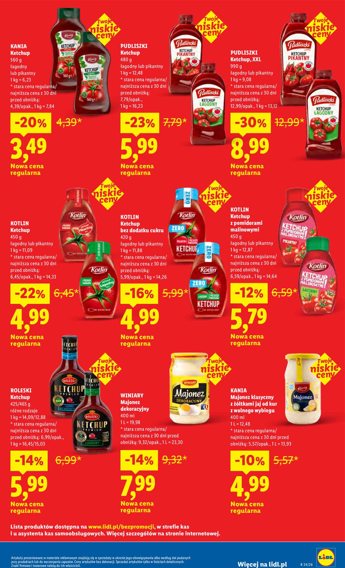 Leták Lidl Polsko 22.8.-30.9.2026 - Cenová revoluce! strana 7