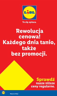 Leták Lidl Polsko 22.8.-30.9.2026 - Cenová revoluce!