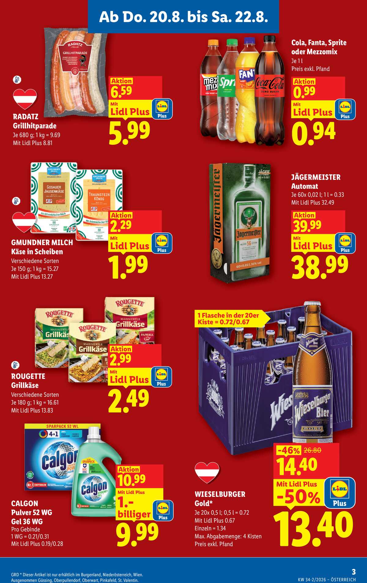 Leták Lidl Rakousko 20.8.-26.8.2026 strana 3