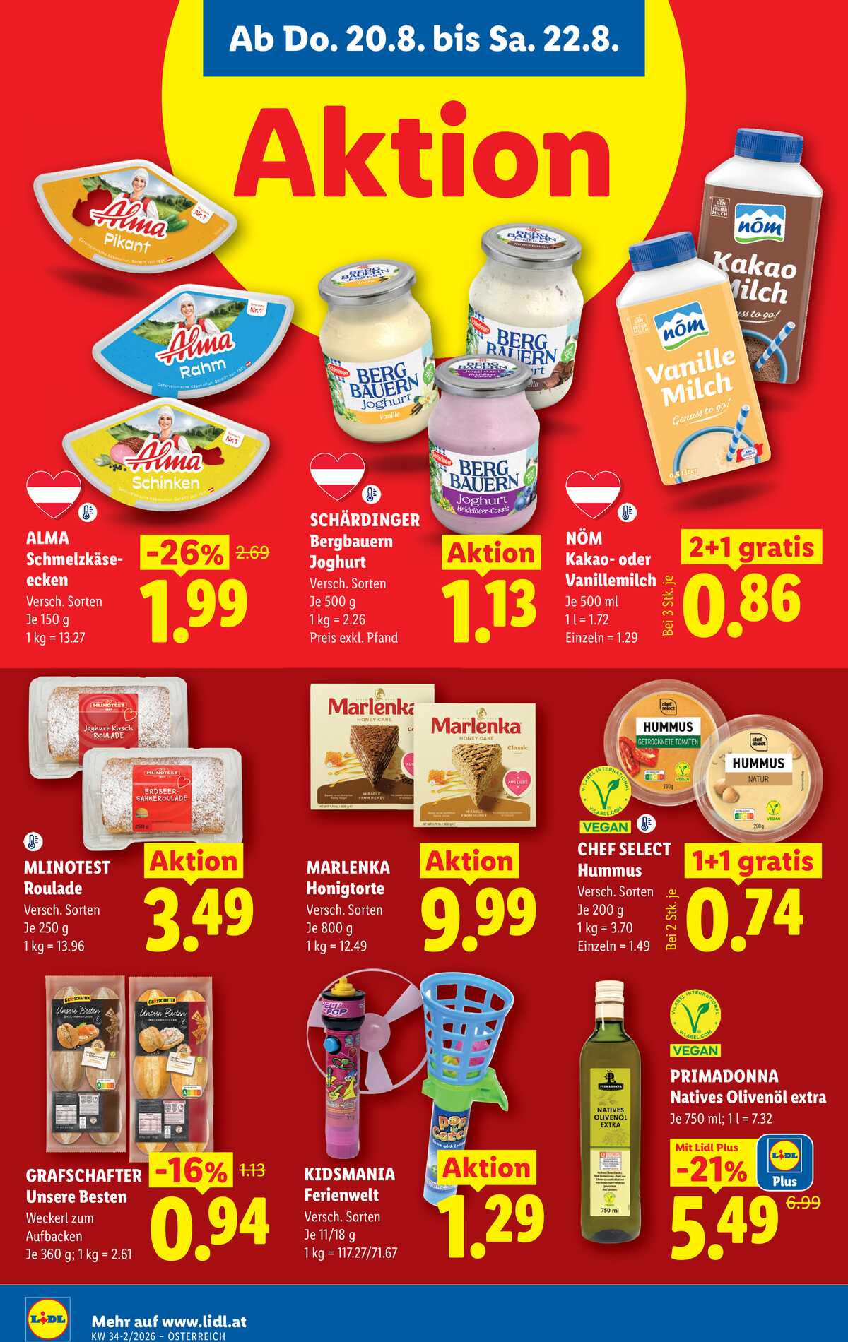 Leták Lidl Rakousko 20.8.-26.8.2026 strana 10