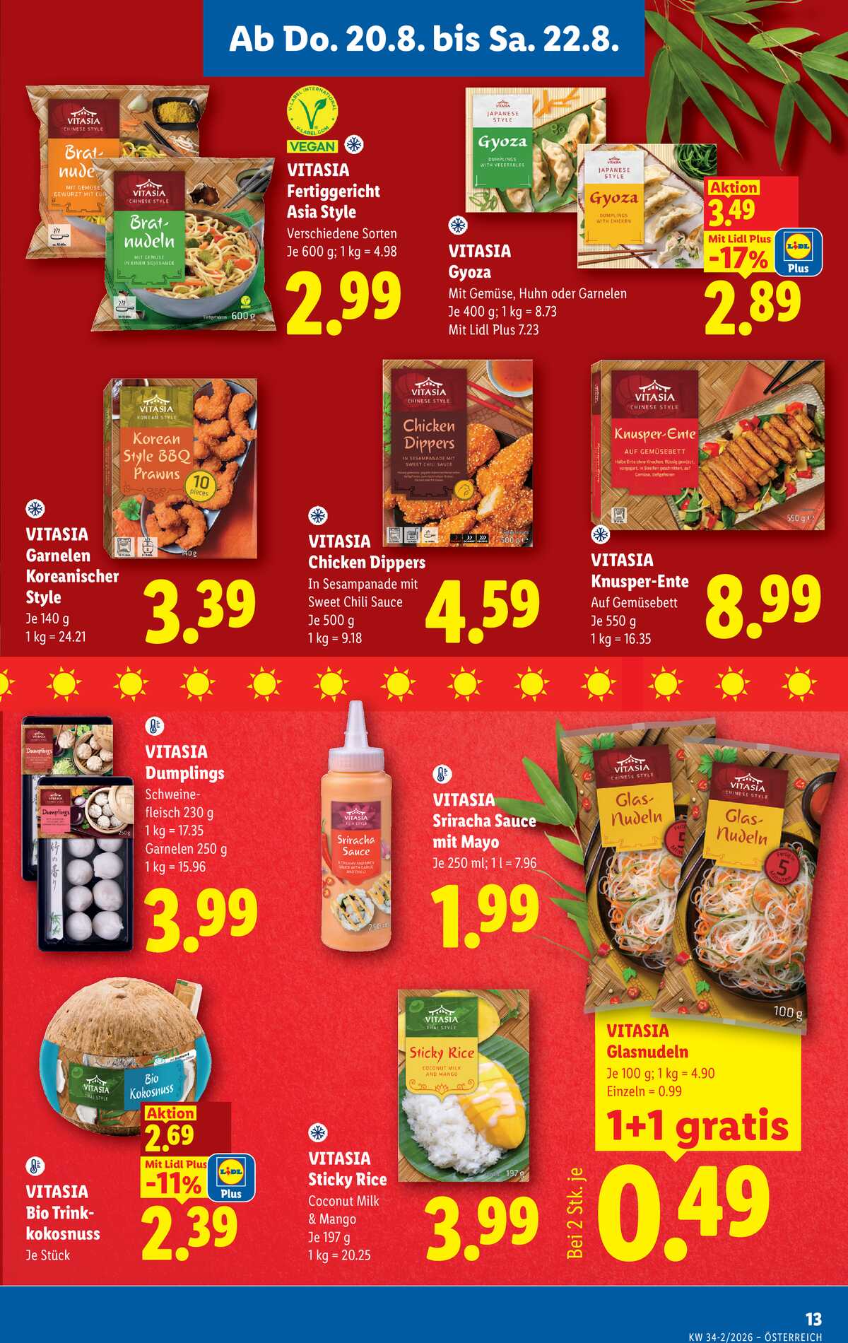 Leták Lidl Rakousko 20.8.-26.8.2026 strana 15