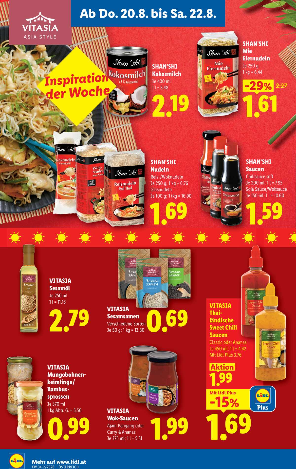 Leták Lidl Rakousko 20.8.-26.8.2026 strana 16
