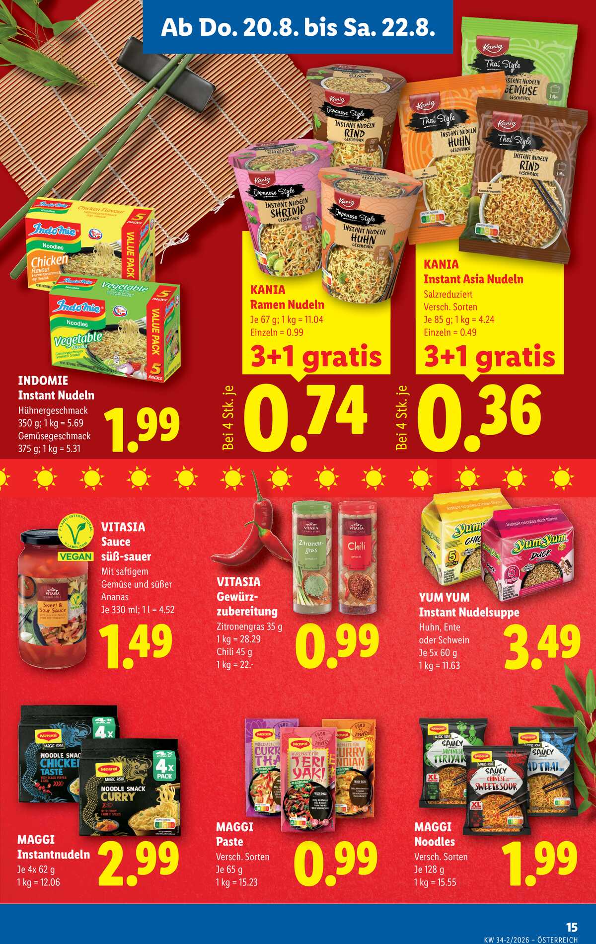Leták Lidl Rakousko 20.8.-26.8.2026 strana 17