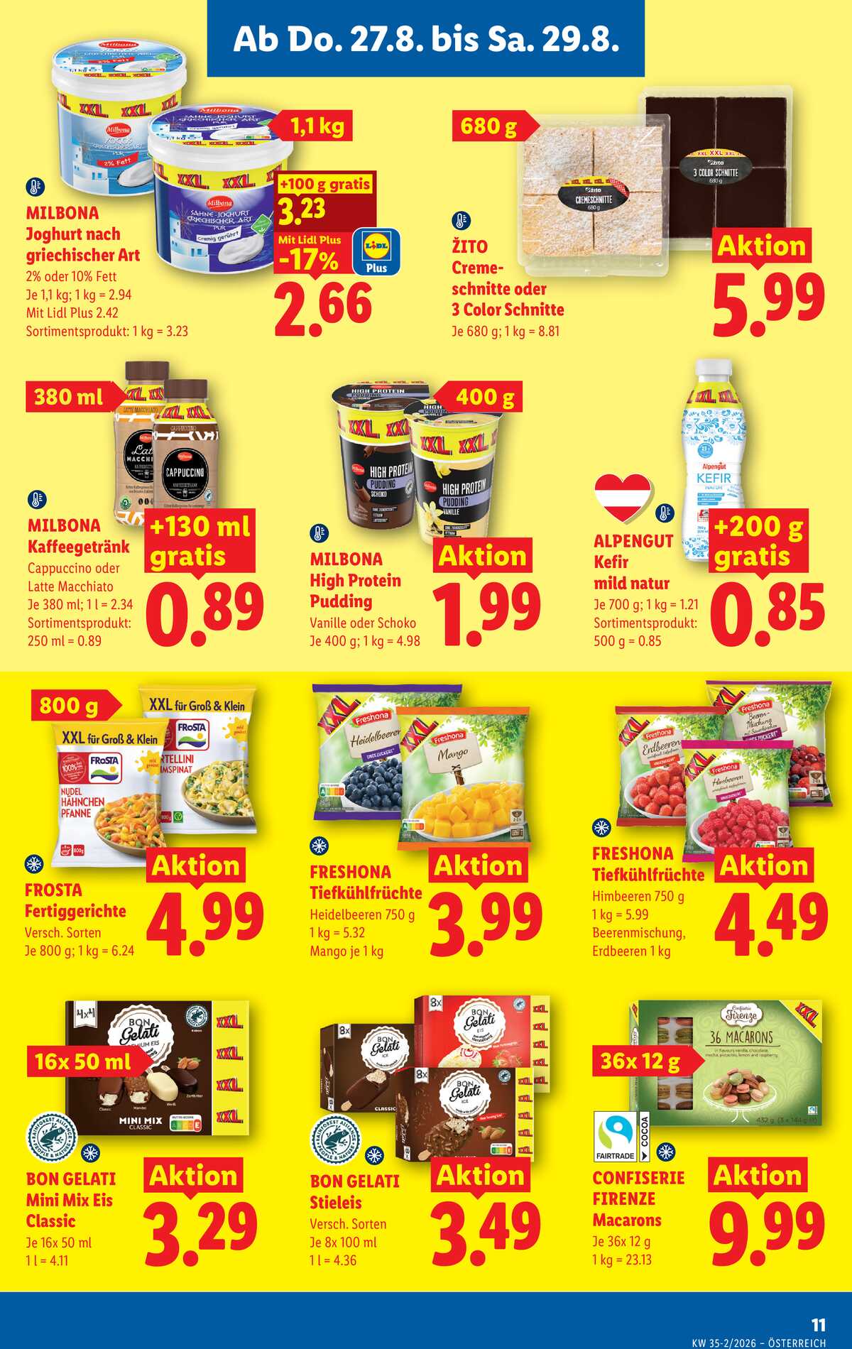 Leták Lidl Rakousko 27.8.-2.9.2026 strana 13